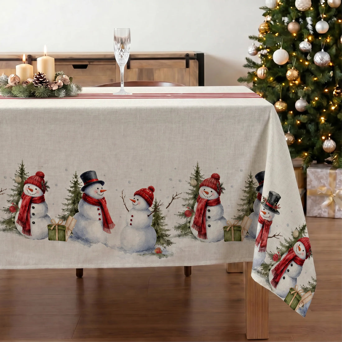 Mantel resinado antimanchas 100% algodón Copina 24