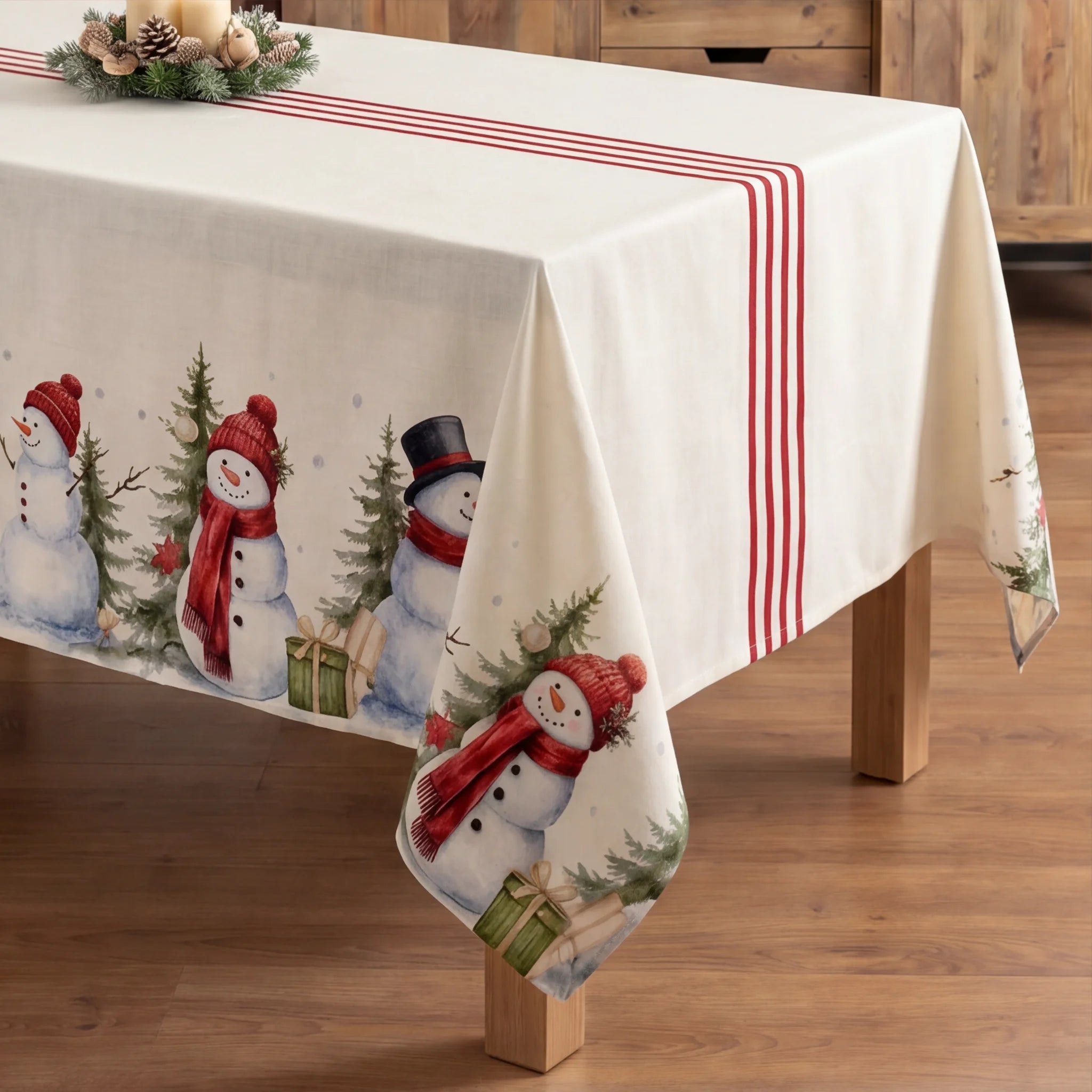 Mantel resinado antimanchas 100% algodón Copina 24