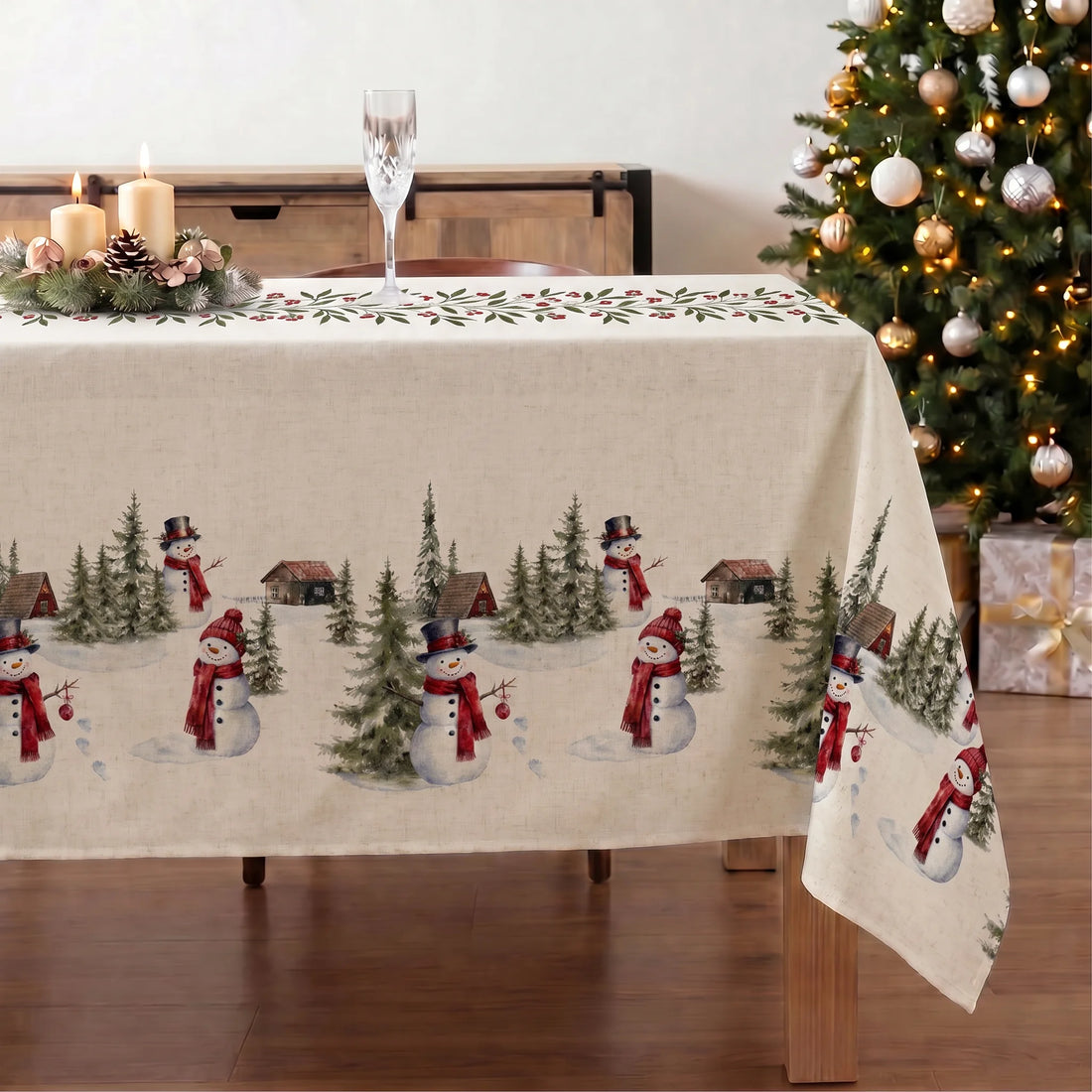 Mantel resinado antimanchas 100% algodón Copina 25