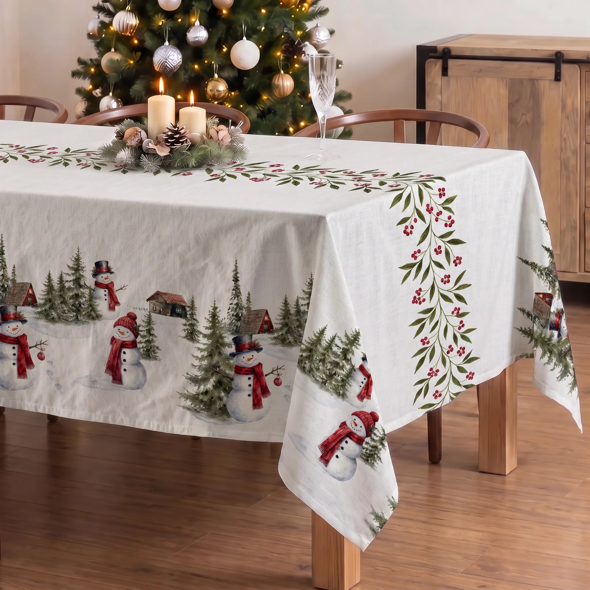 Mantel resinado antimanchas 100% algodón Copina 25