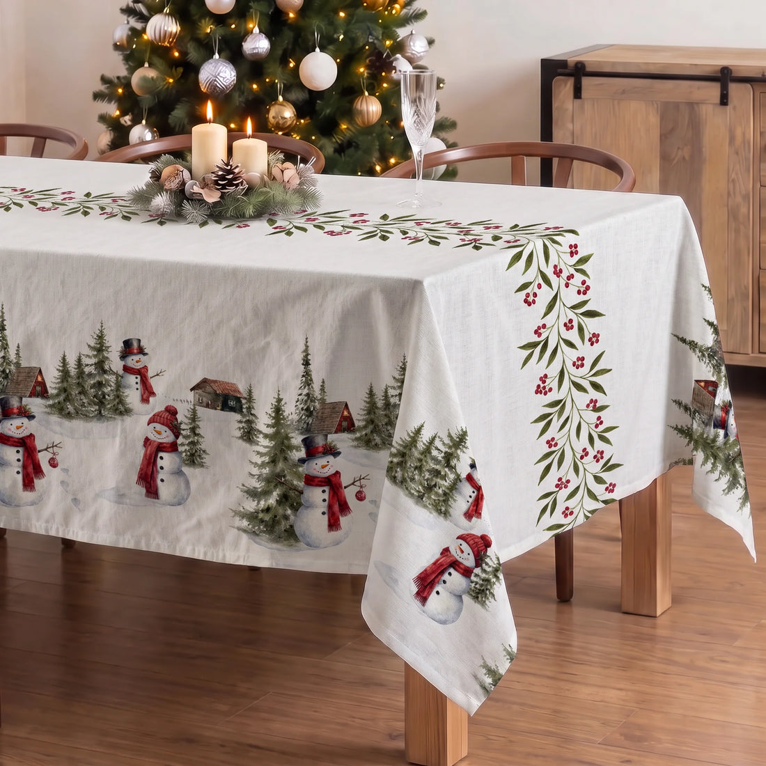 Mantel resinado antimanchas 100% algodón Copina 25