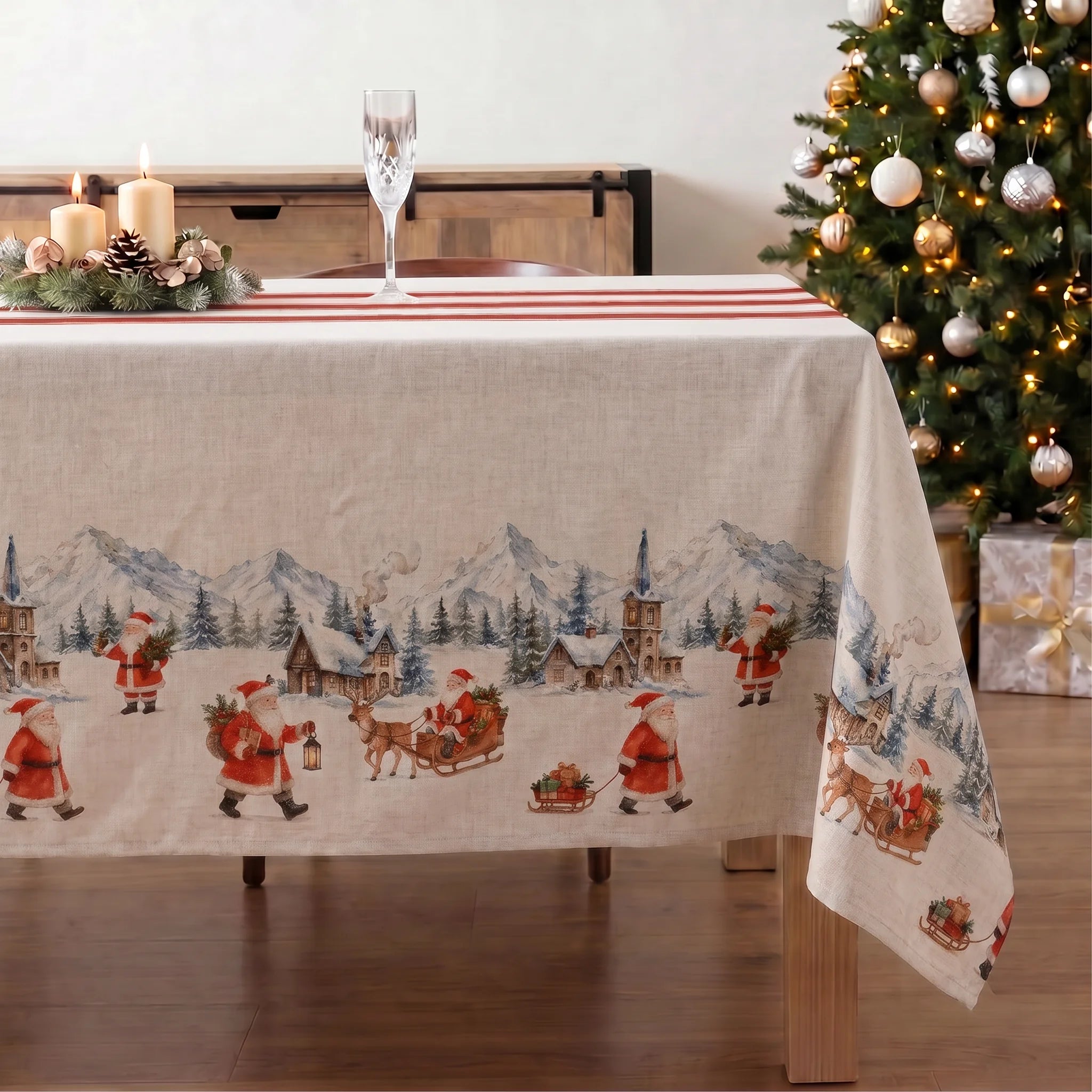 Mantel resinado antimanchas 100% algodón Copina 26