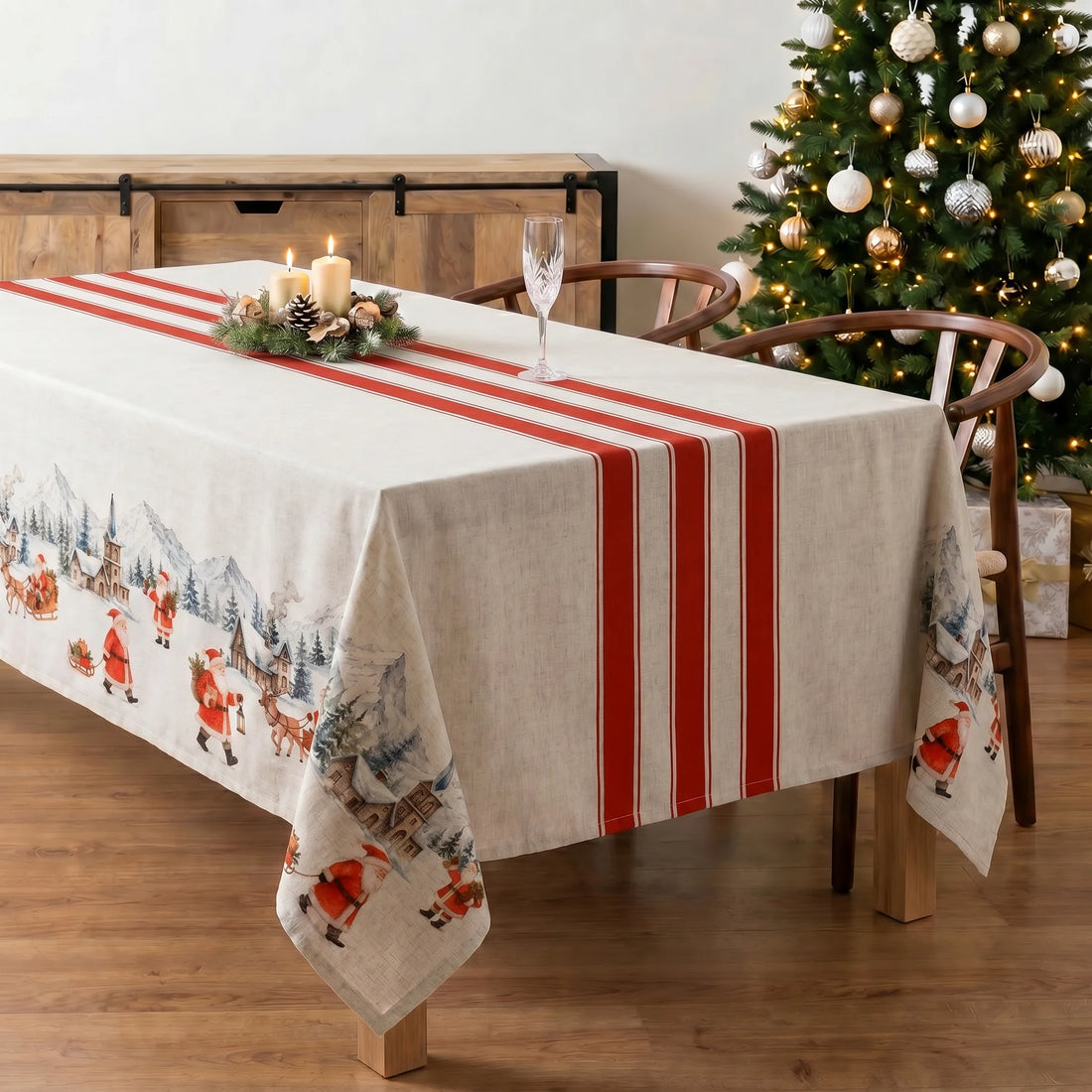 Mantel resinado antimanchas 100% algodón Copina 26