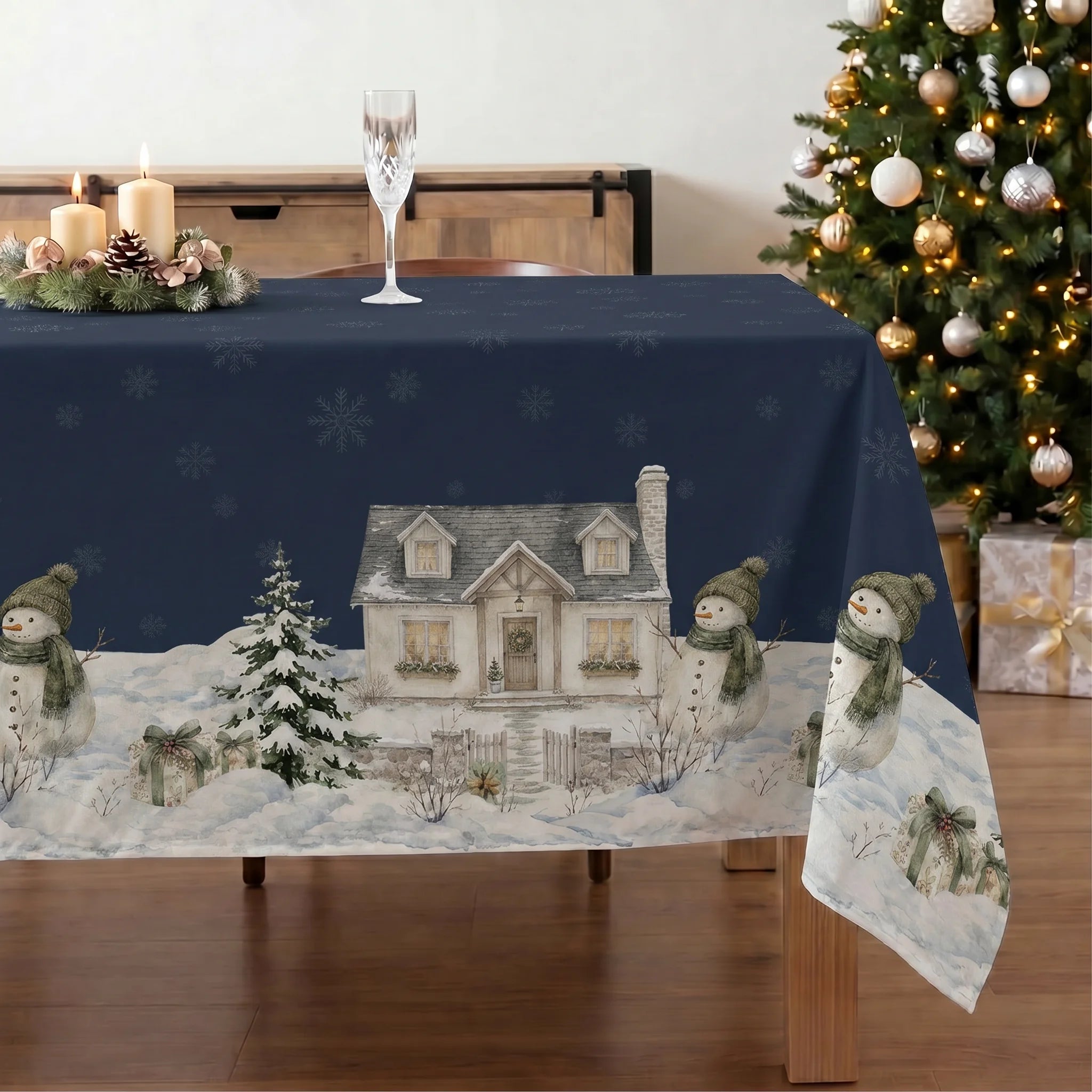Mantel resinado antimanchas 100% algodón Copina 27
