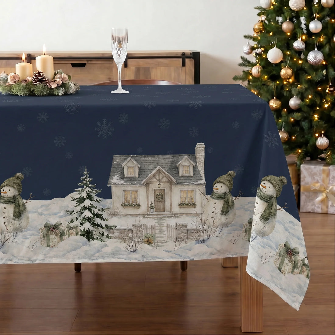 Mantel resinado antimanchas 100% algodón Copina 27