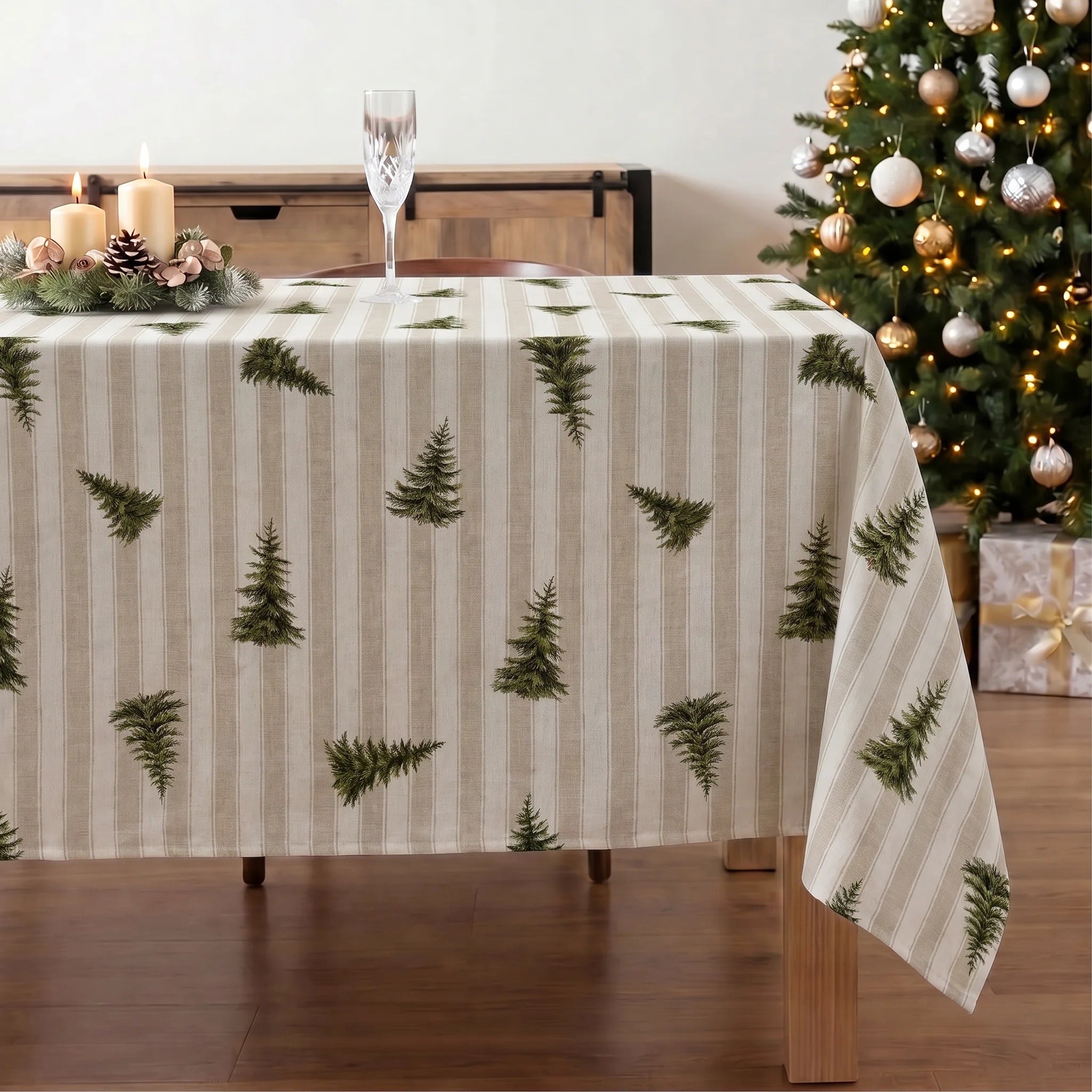 Mantel resinado antimanchas 100% algodón Copina 5