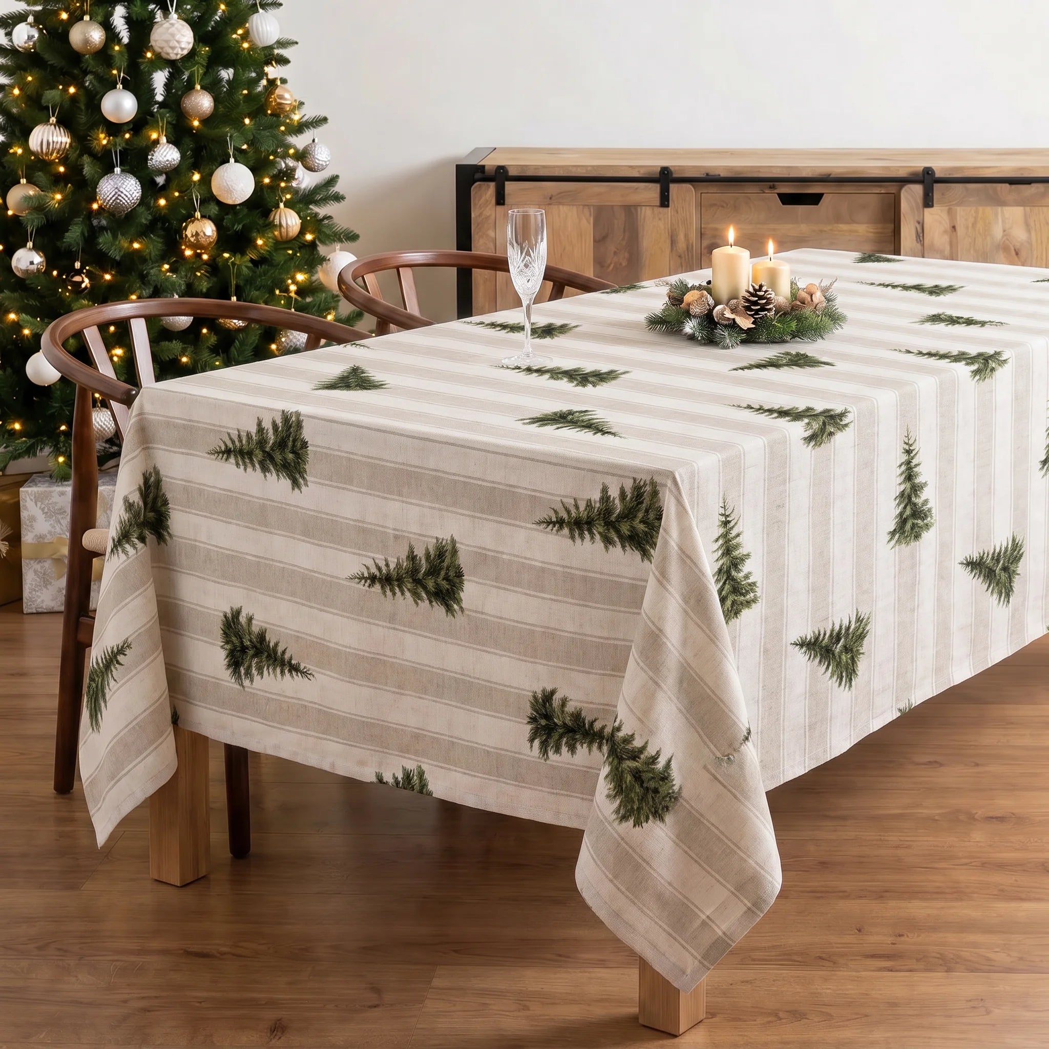Mantel resinado antimanchas 100% algodón Copina 5