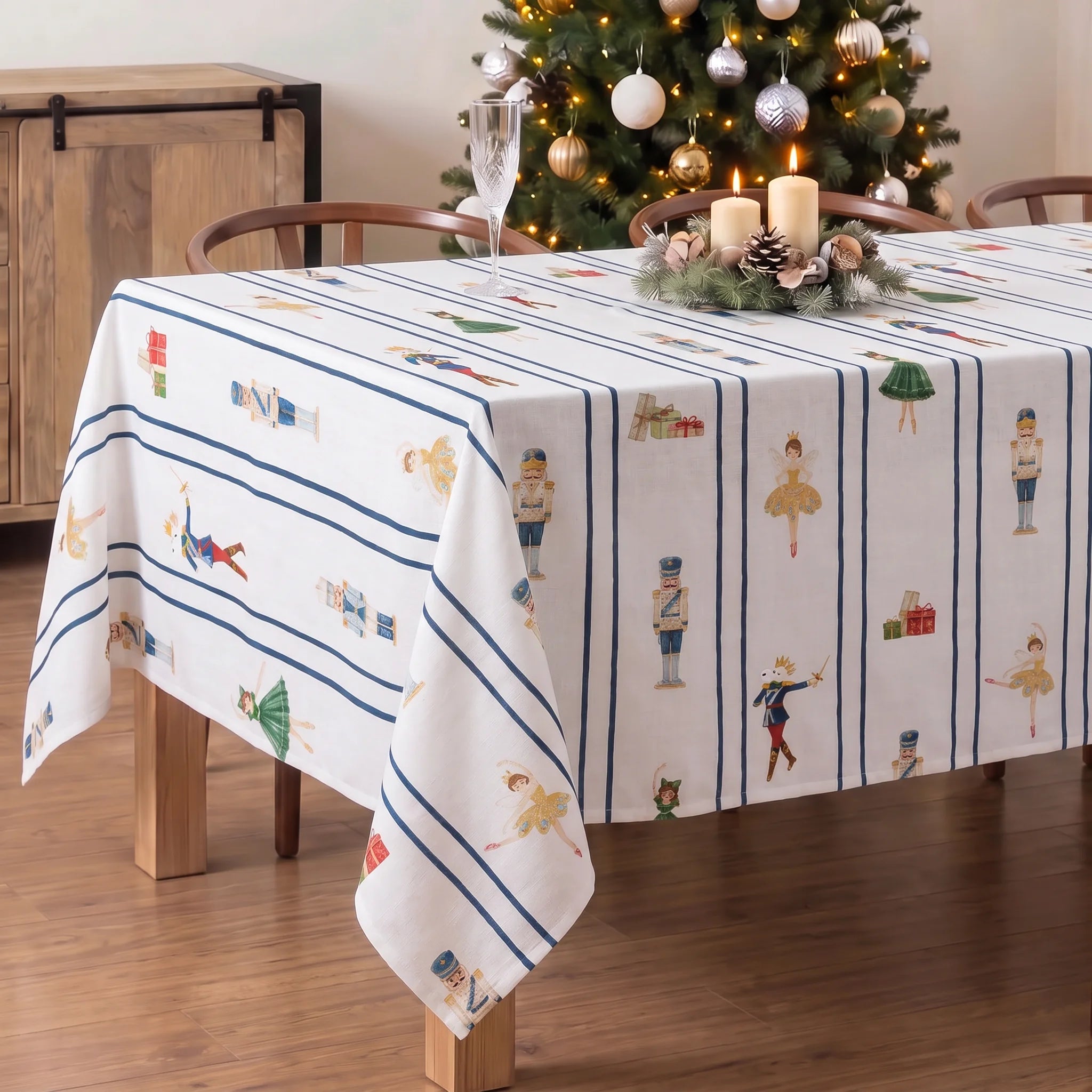 Mantel resinado antimanchas 100% algodón Copina 6