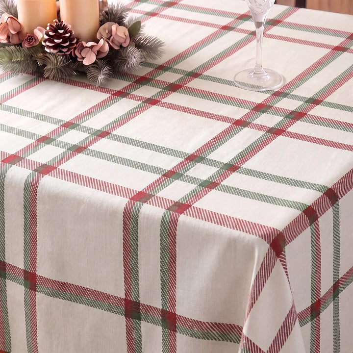 XL stain-resistant tablecloth Christmas pictures