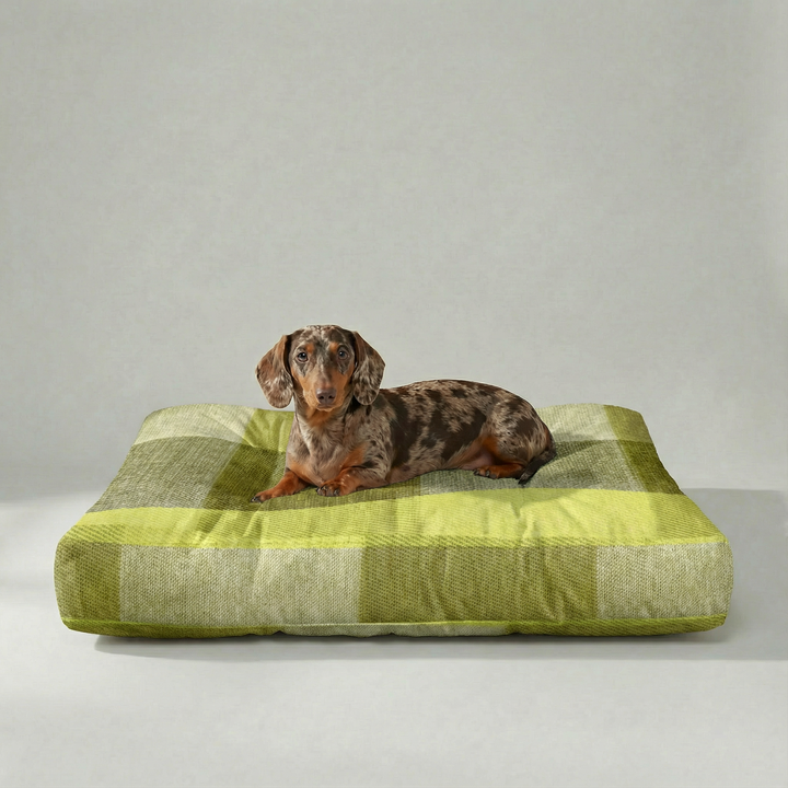 Cama de mascota 100% algodón antimanchas Bath Verde