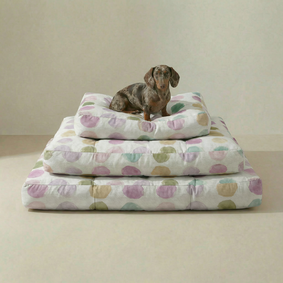 Cama para mascota gruesa y acolchada con acabado antimanchas Gari