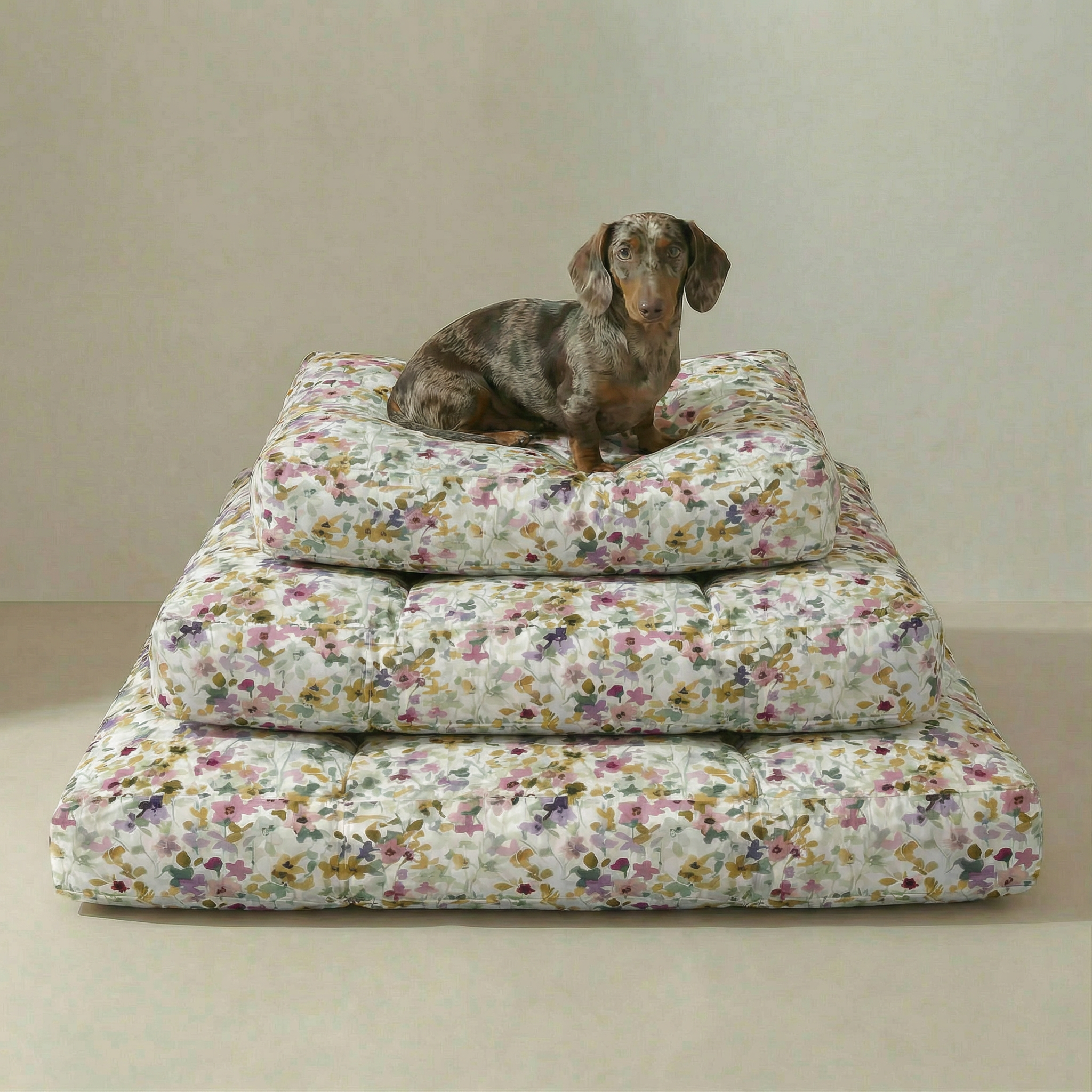 Cama para mascota gruesa y acolchada con acabado antimanchas Peter