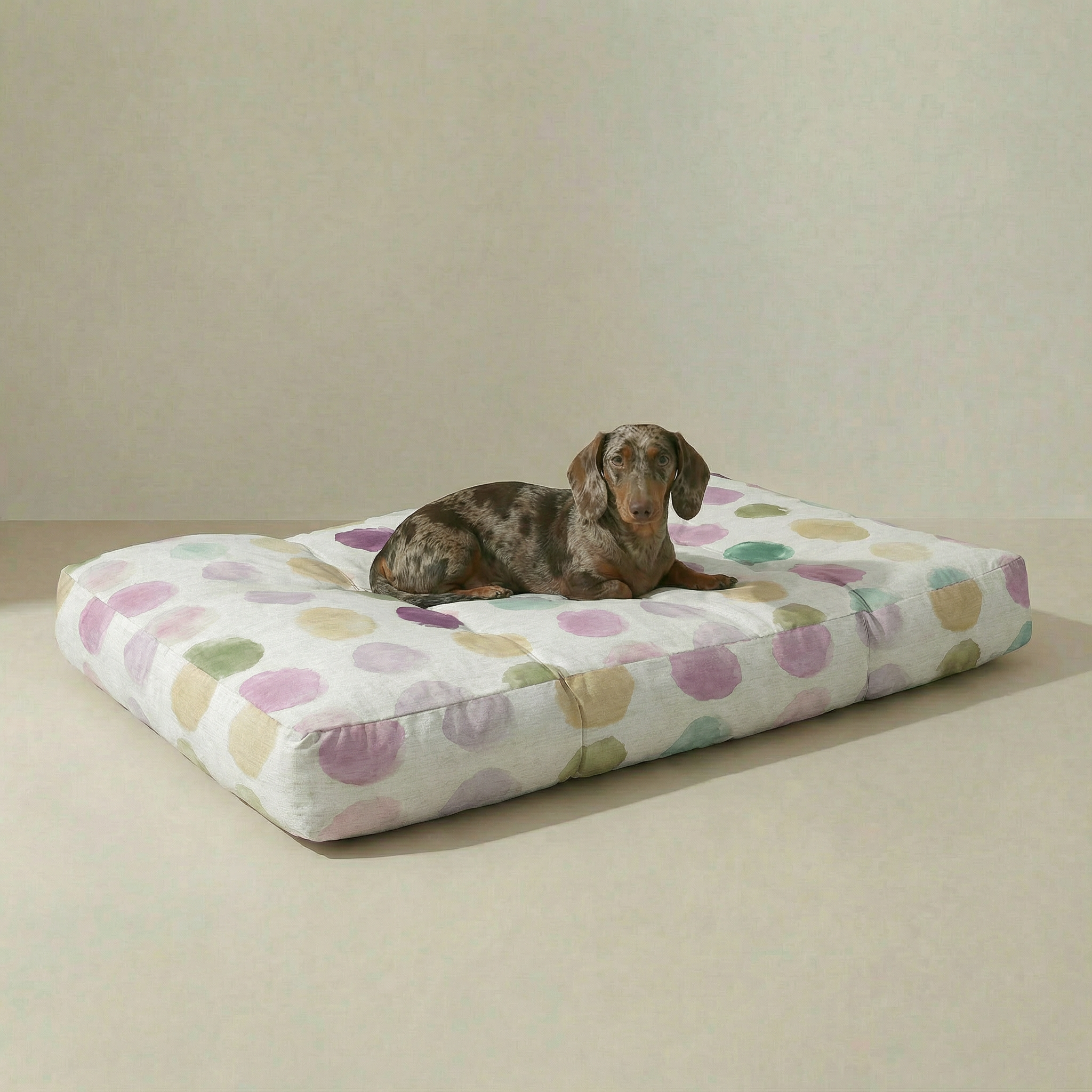 Cama para mascota gruesa y acolchada con acabado antimanchas Gari