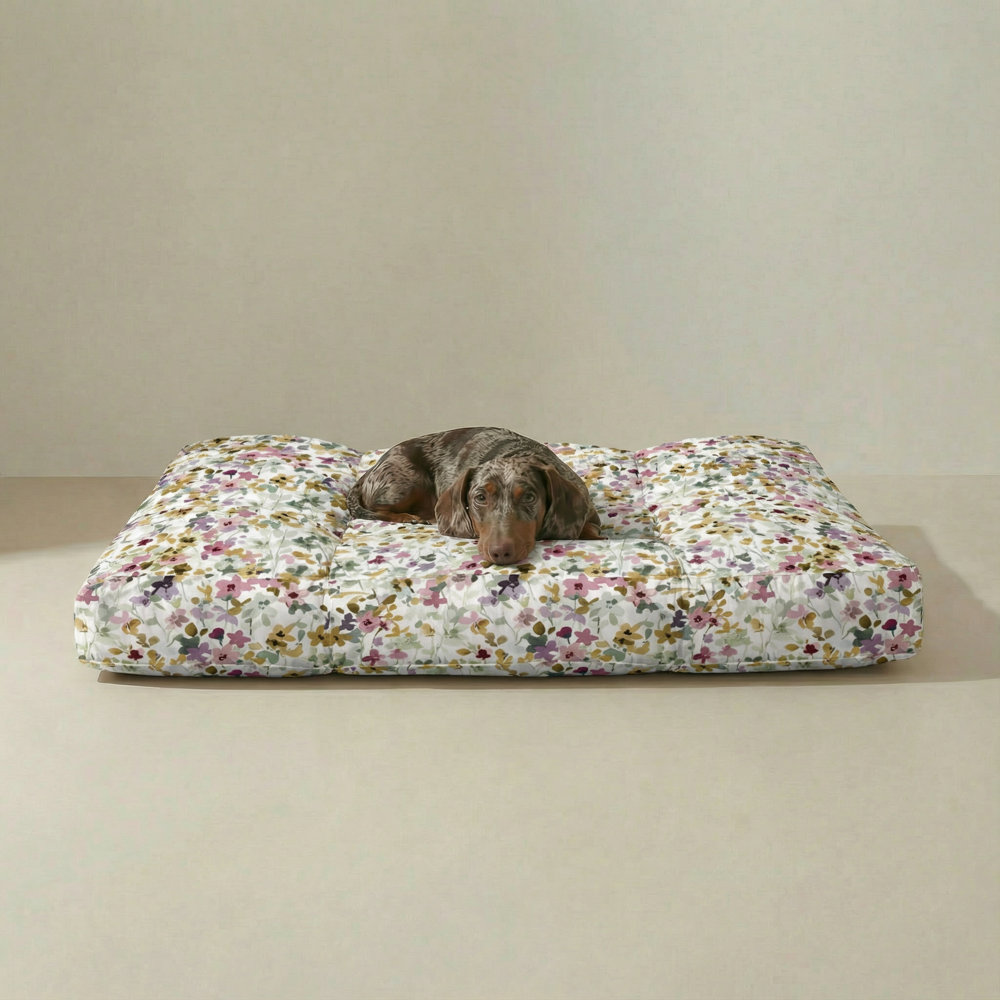 Cama para mascota gruesa y acolchada con acabado antimanchas Peter