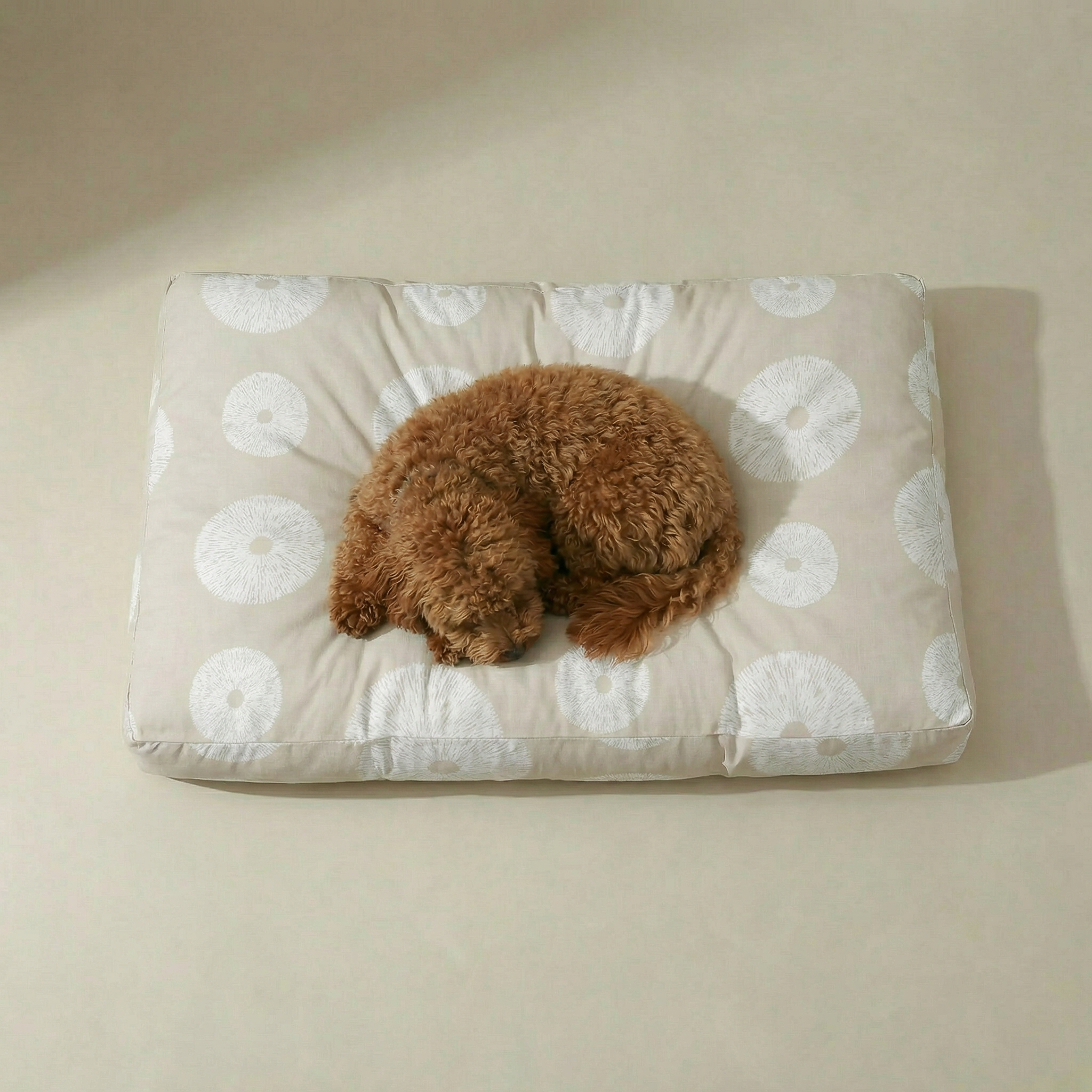 Cama para mascota gruesa y acolchada con acabado antimanchas Lolani