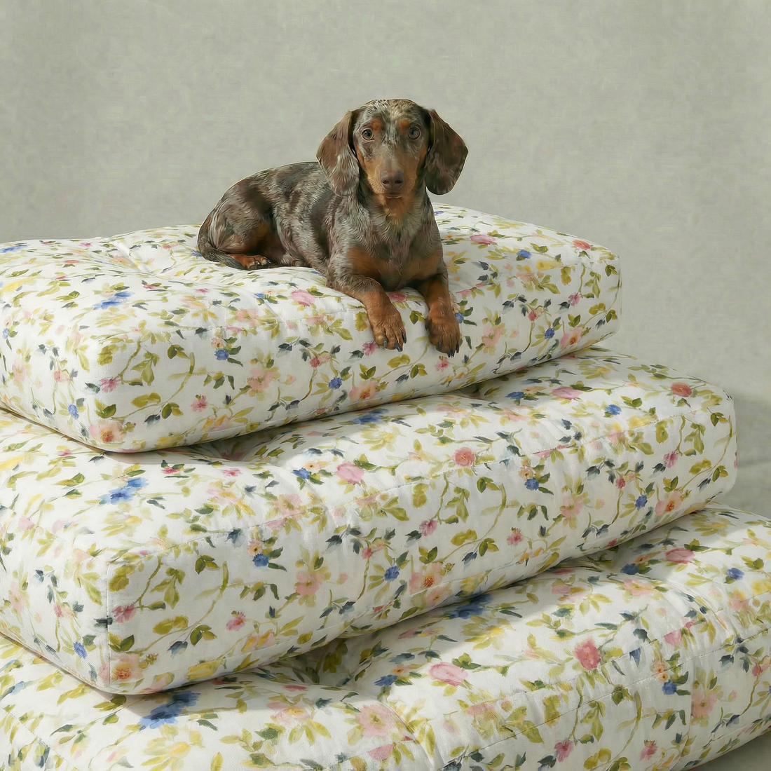 Cama de mascota 100% algodón antimanchas Leeds Verde