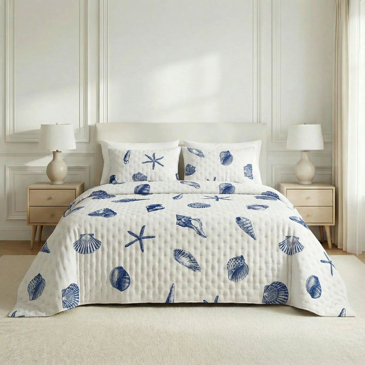 Colcha boutí estampada Dénia tacto suave