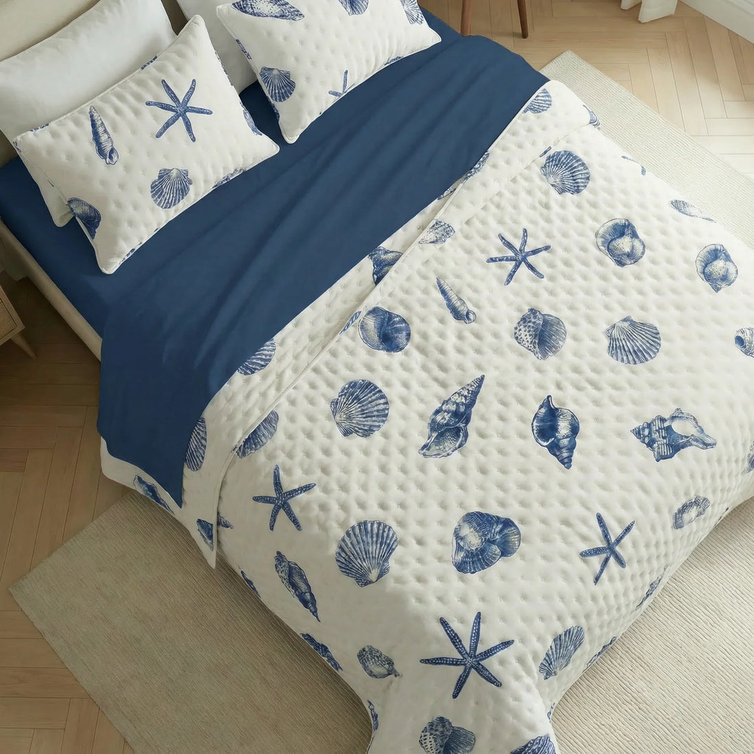 Colcha boutí estampada Dénia tacto suave