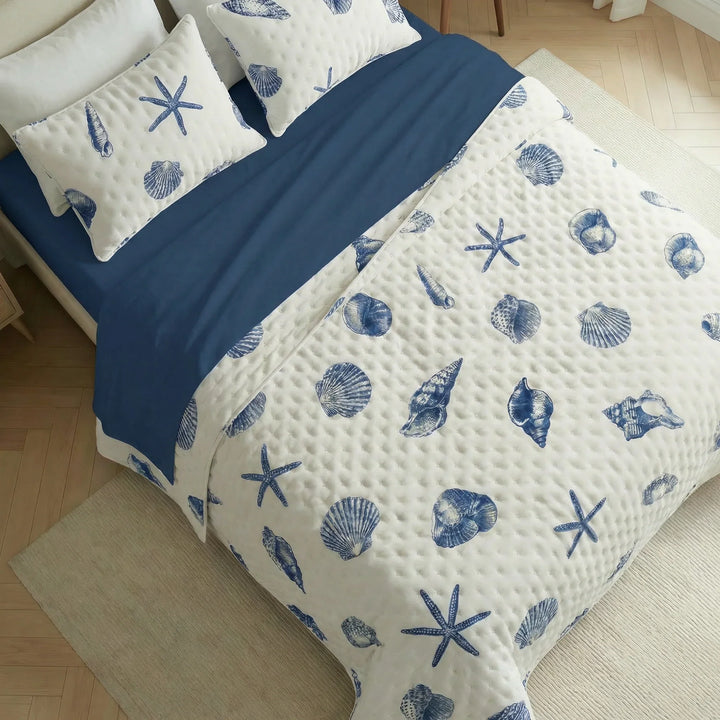Colcha boutí estampada Dénia tacto suave