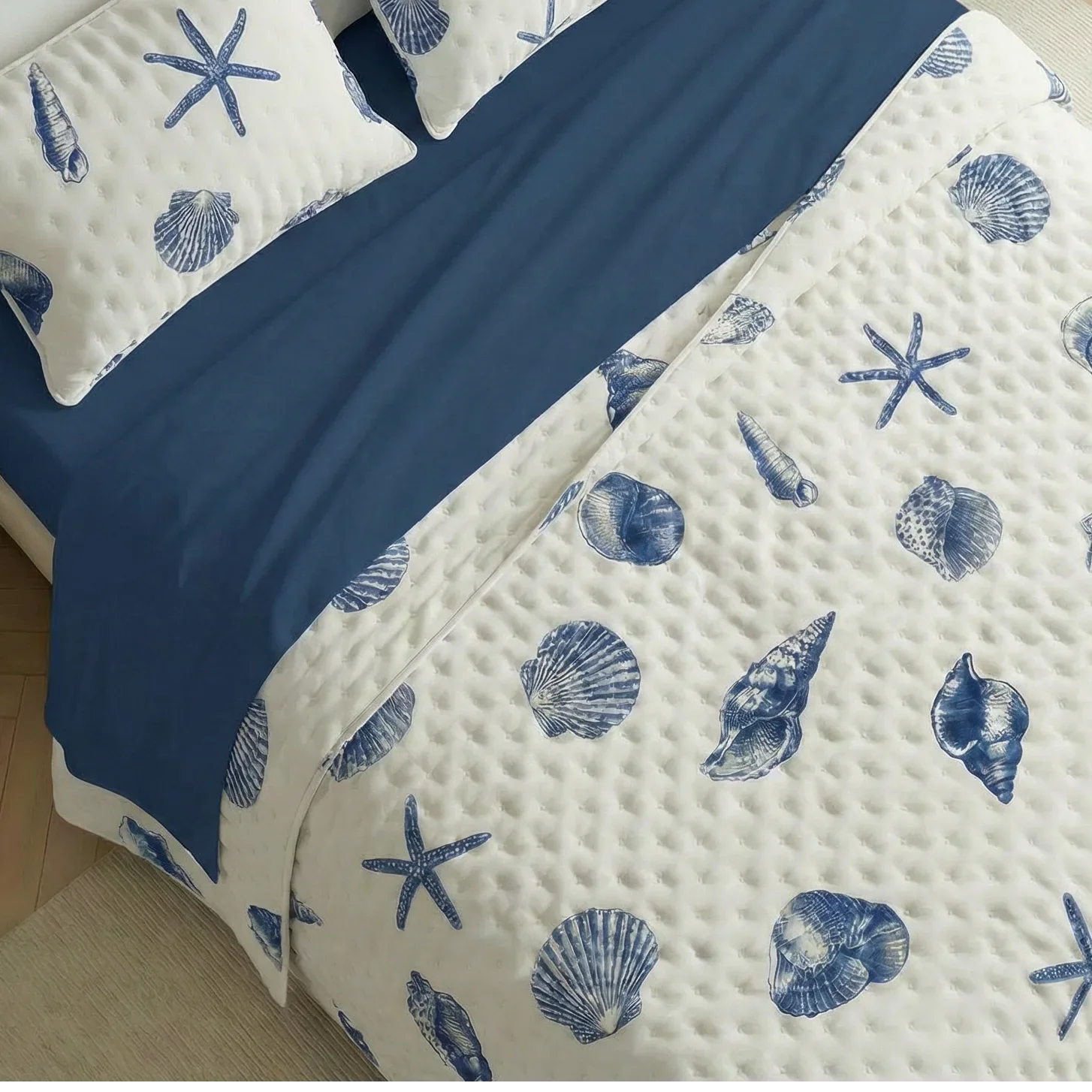 Colcha boutí estampada Dénia tacto suave