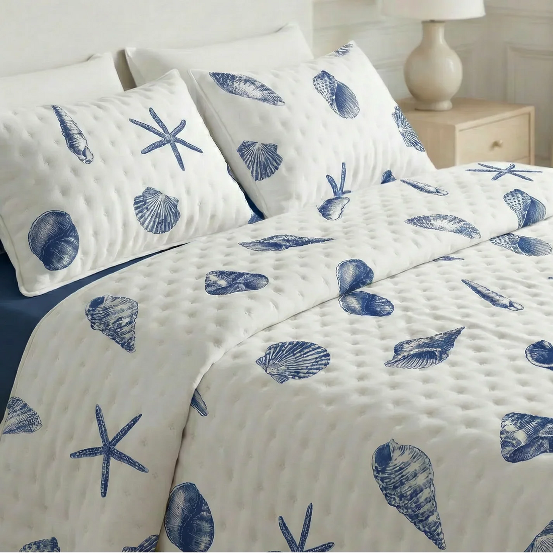 Colcha boutí estampada Dénia tacto suave