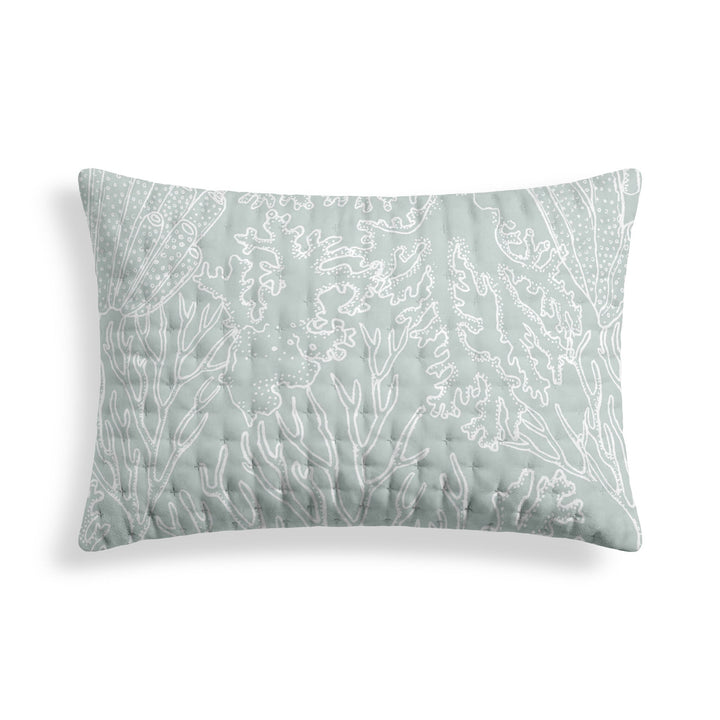 Funda de almohada acolchada estampada Estarit Mint 50x80 cm