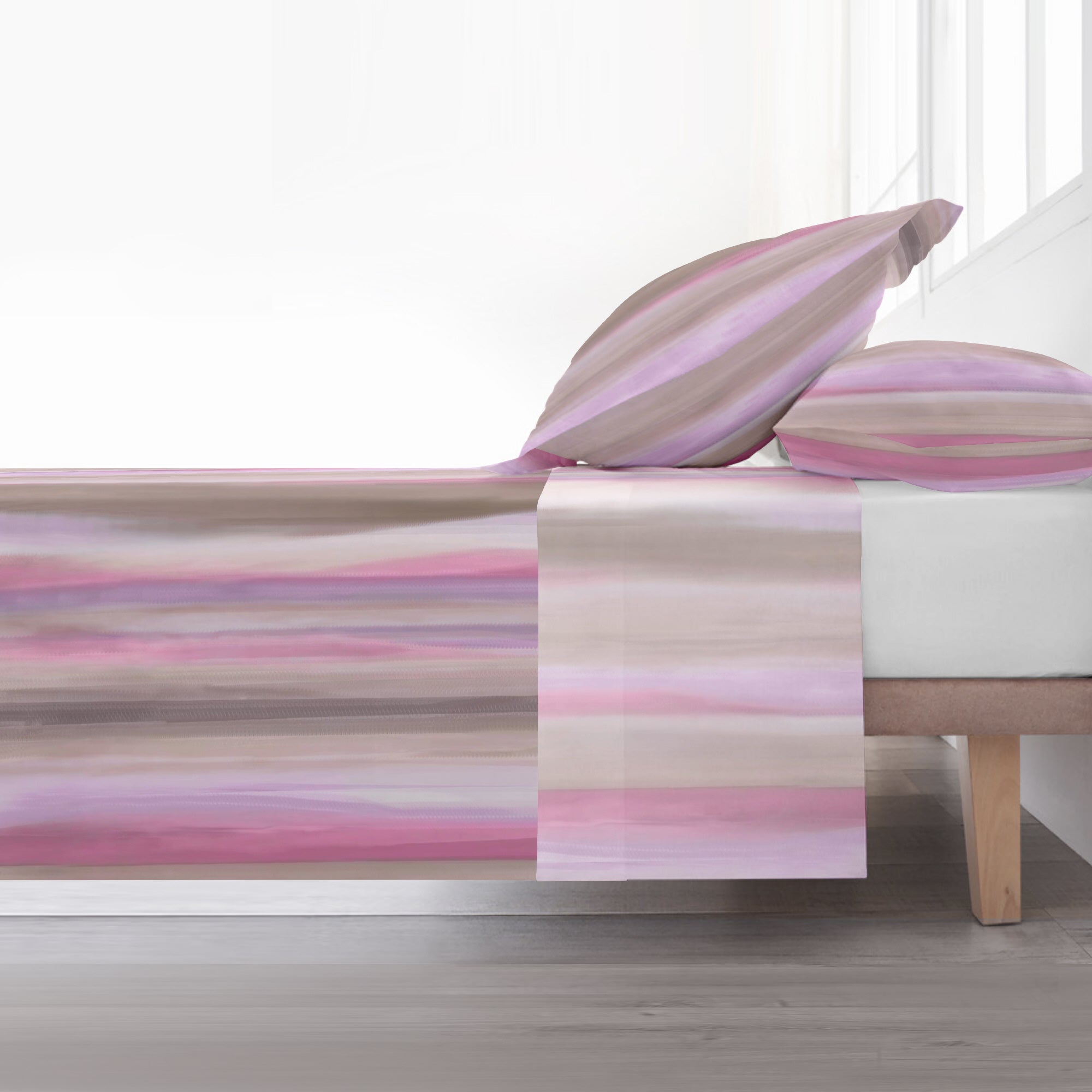 Exeter Nude 100% Cotton Sheet Set