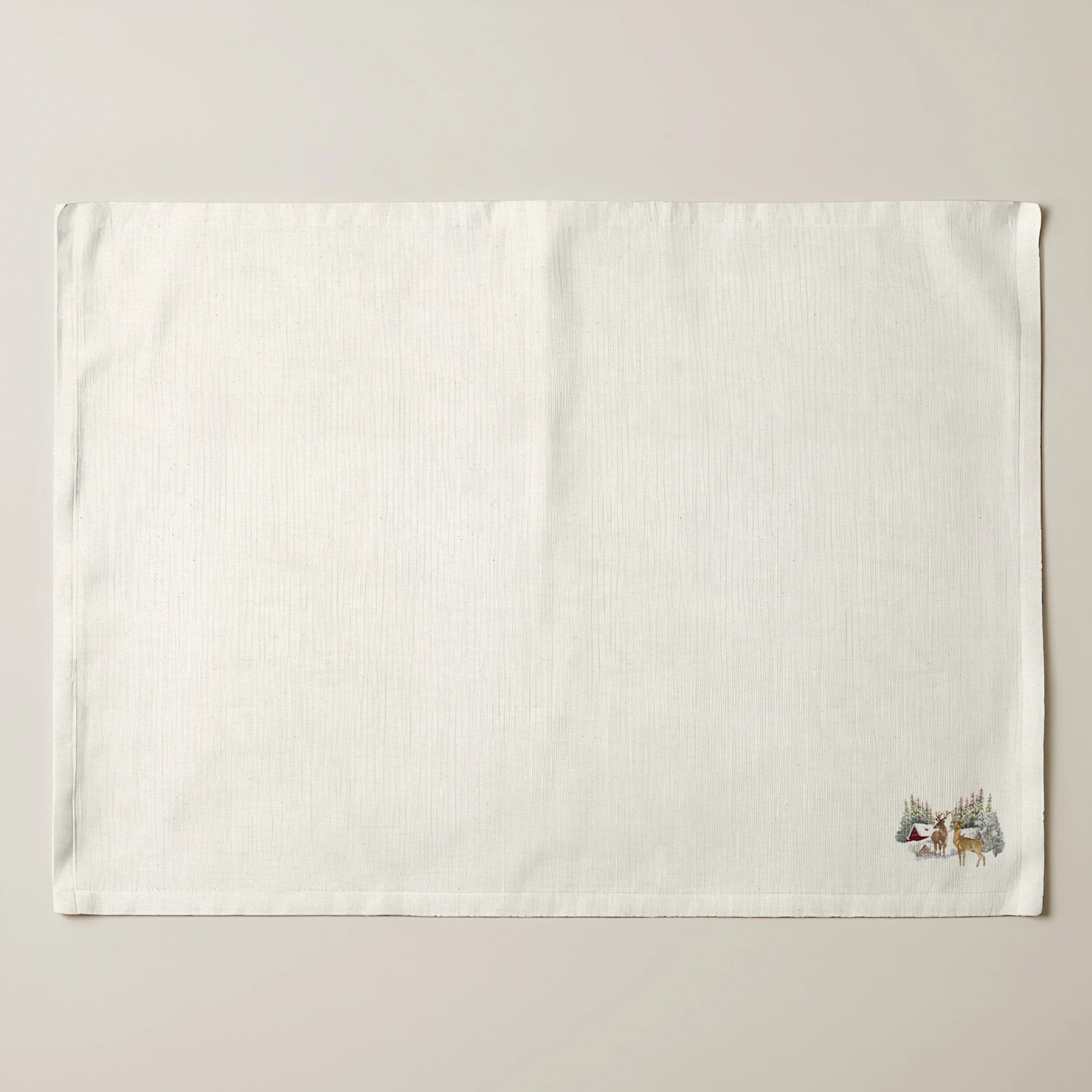 Mantel individual antimanchas pack 4 unidades Forest Fawn