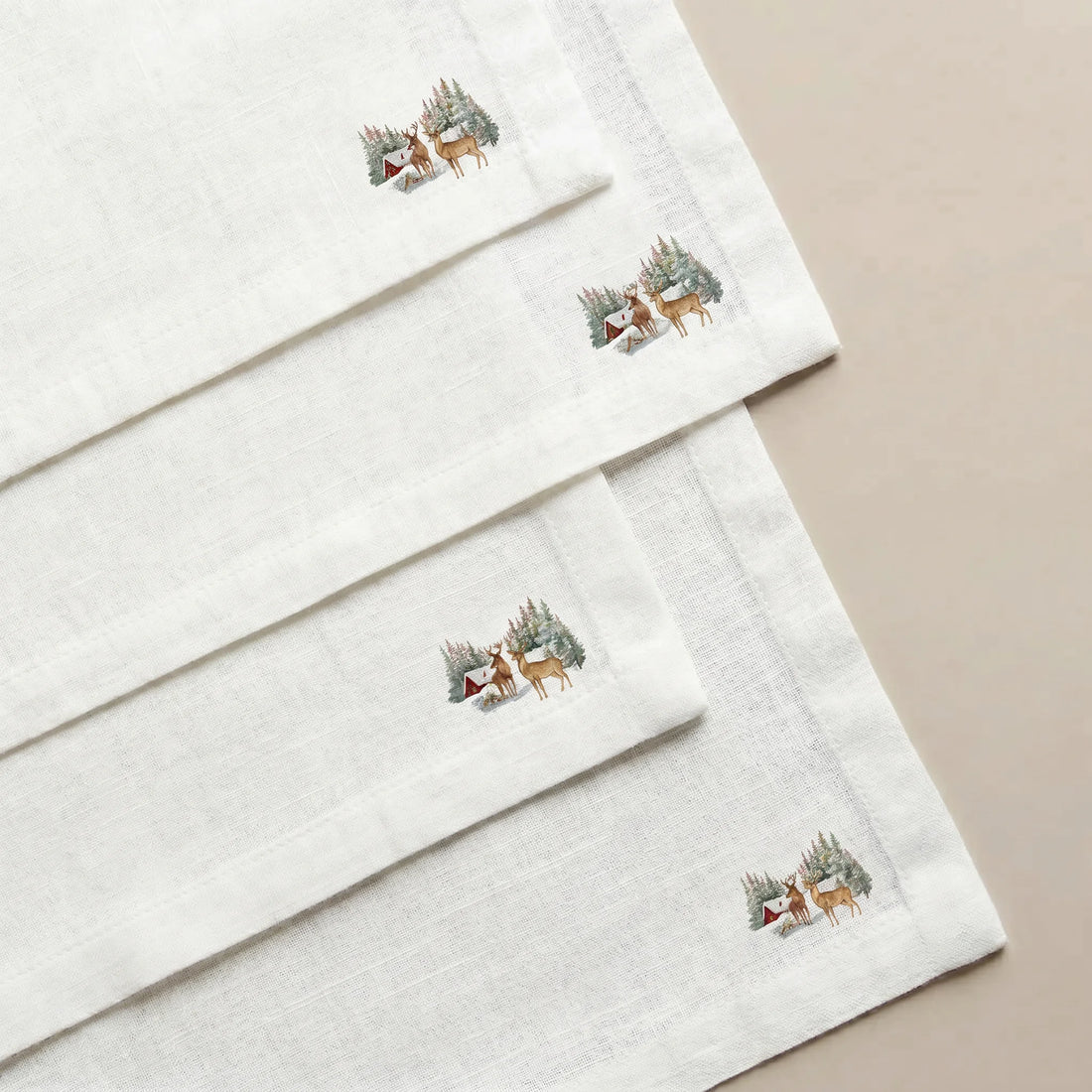 Pack de 4 unidades servilletas Forest Fawn
