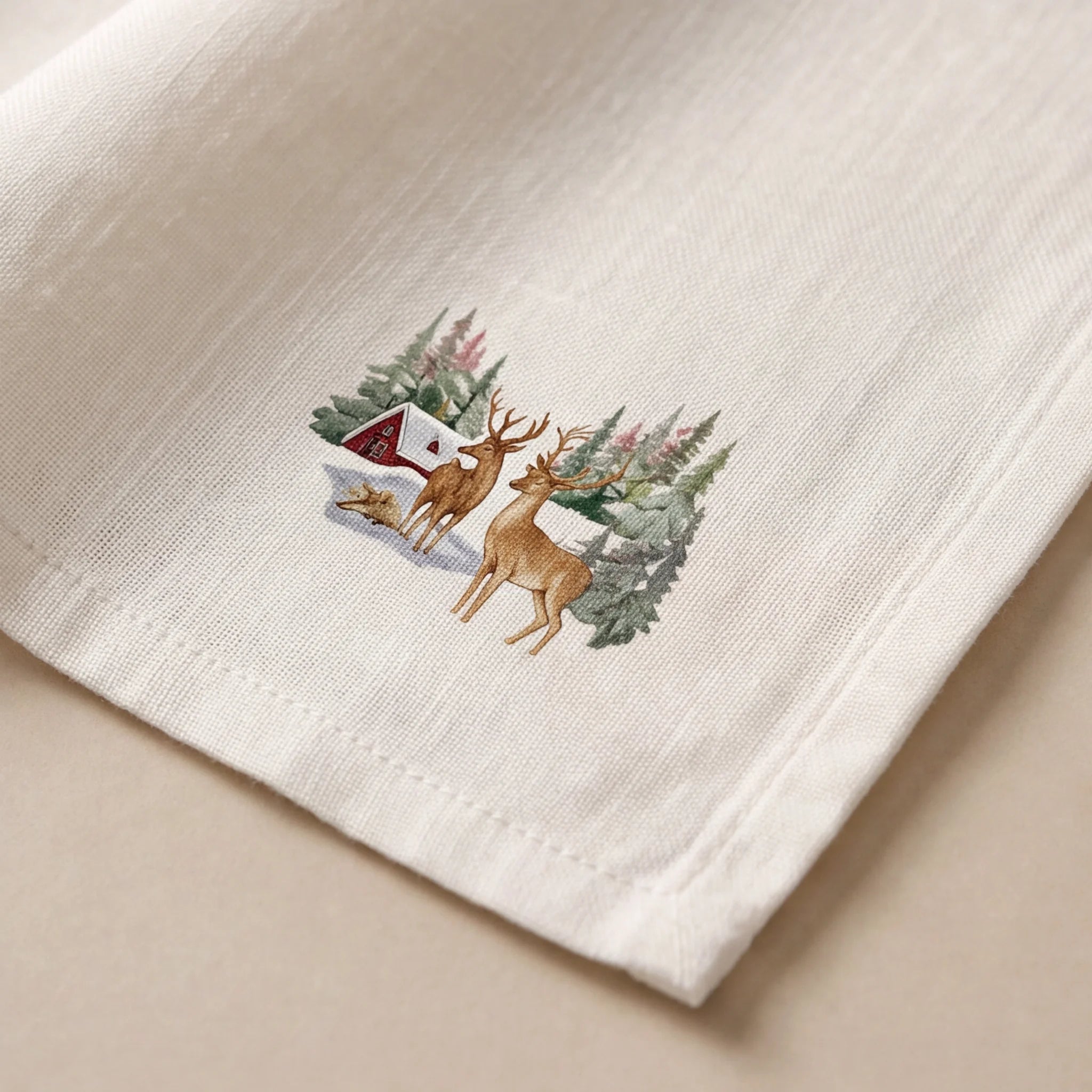 Pack de 4 unidades servilletas Forest Fawn