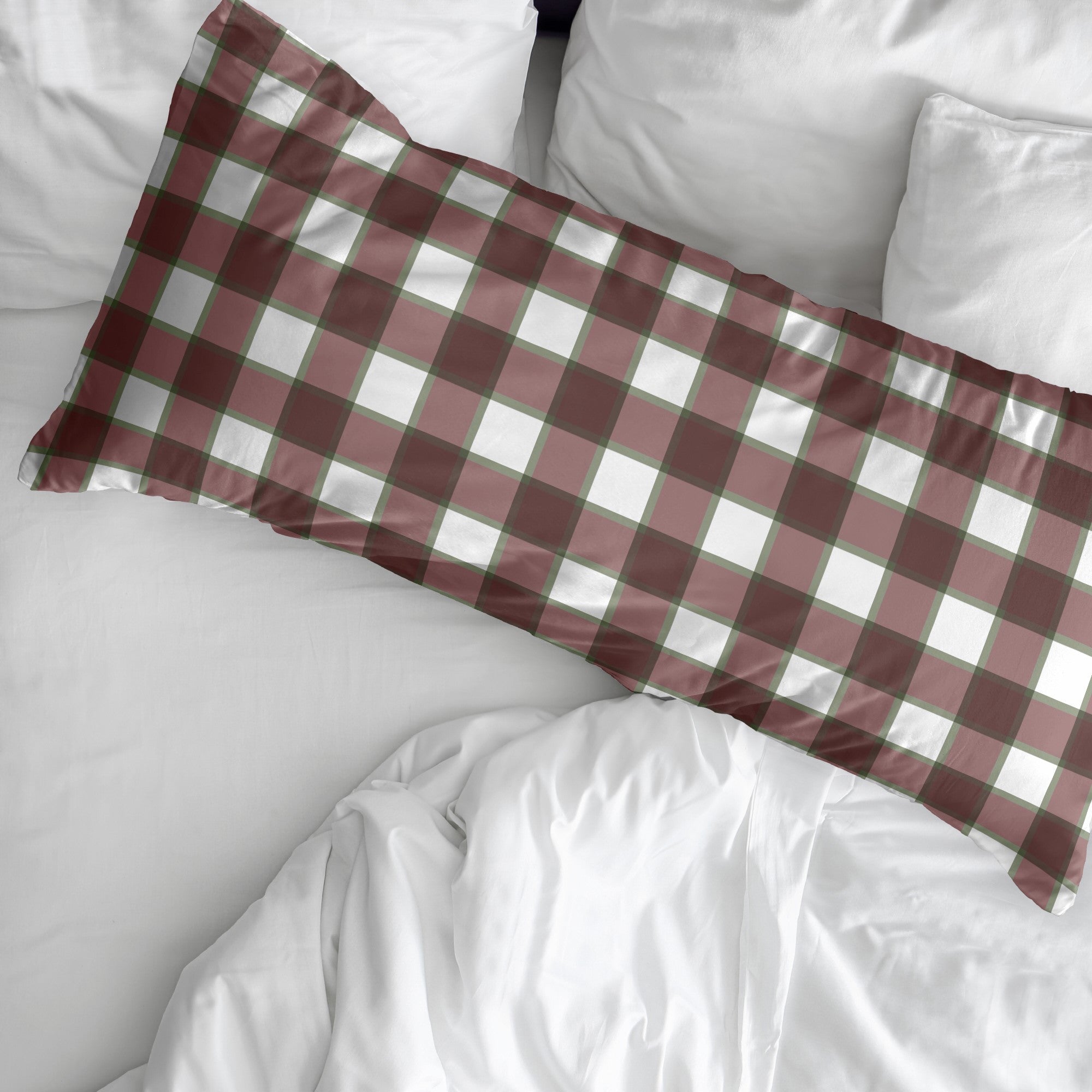 Funda de almohada 100% algodón Xmas Vichy Grande