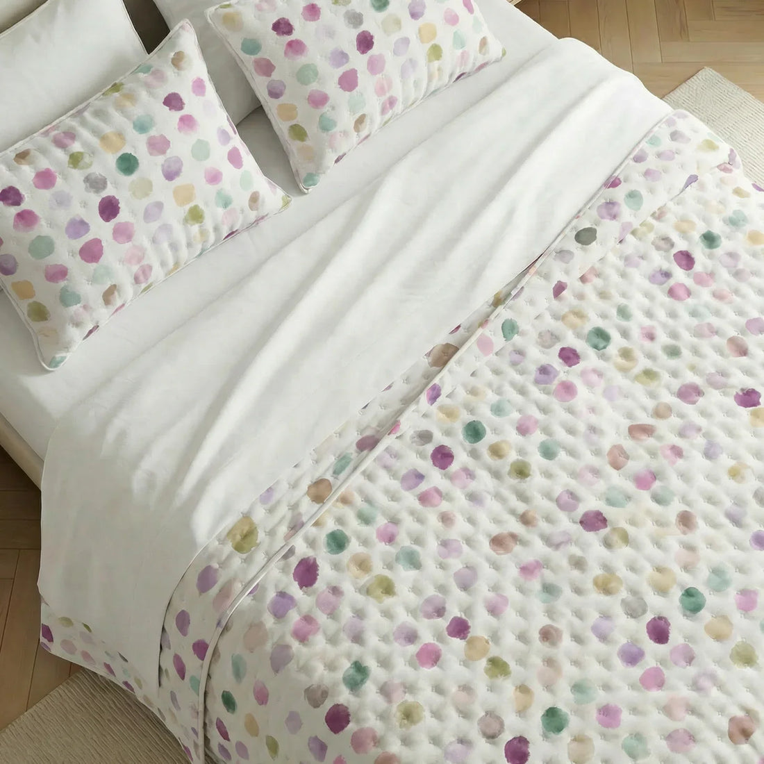 Colcha boutí estampada Gari tacto suave