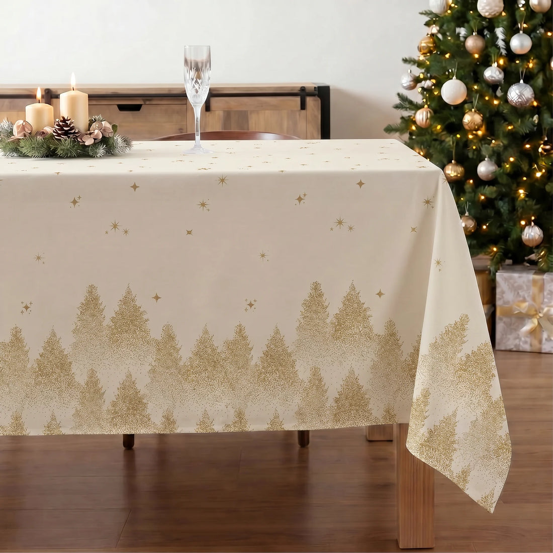 Mantel antimanchas Gold stalit sky 1225