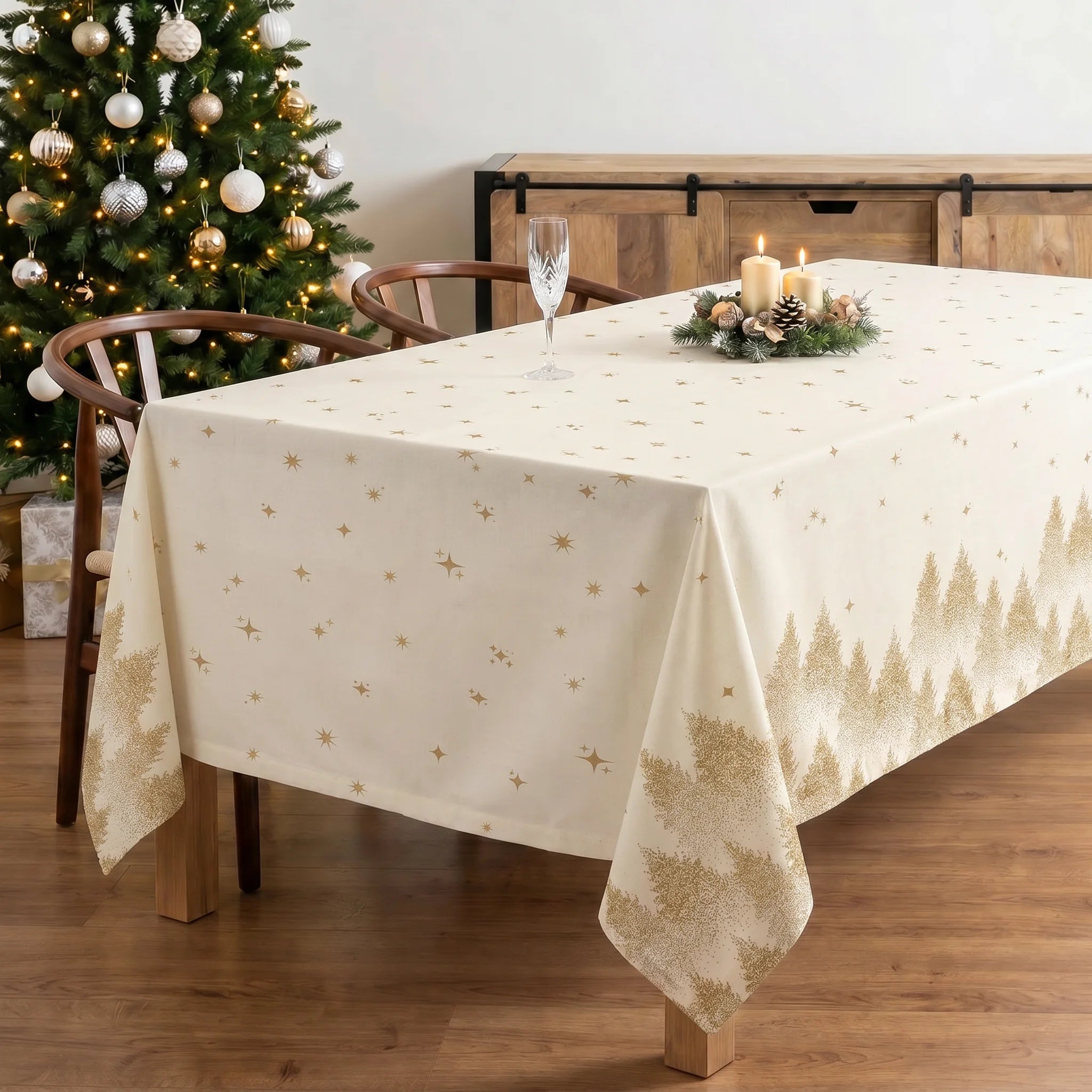 Mantel antimanchas Gold stalit sky 1225
