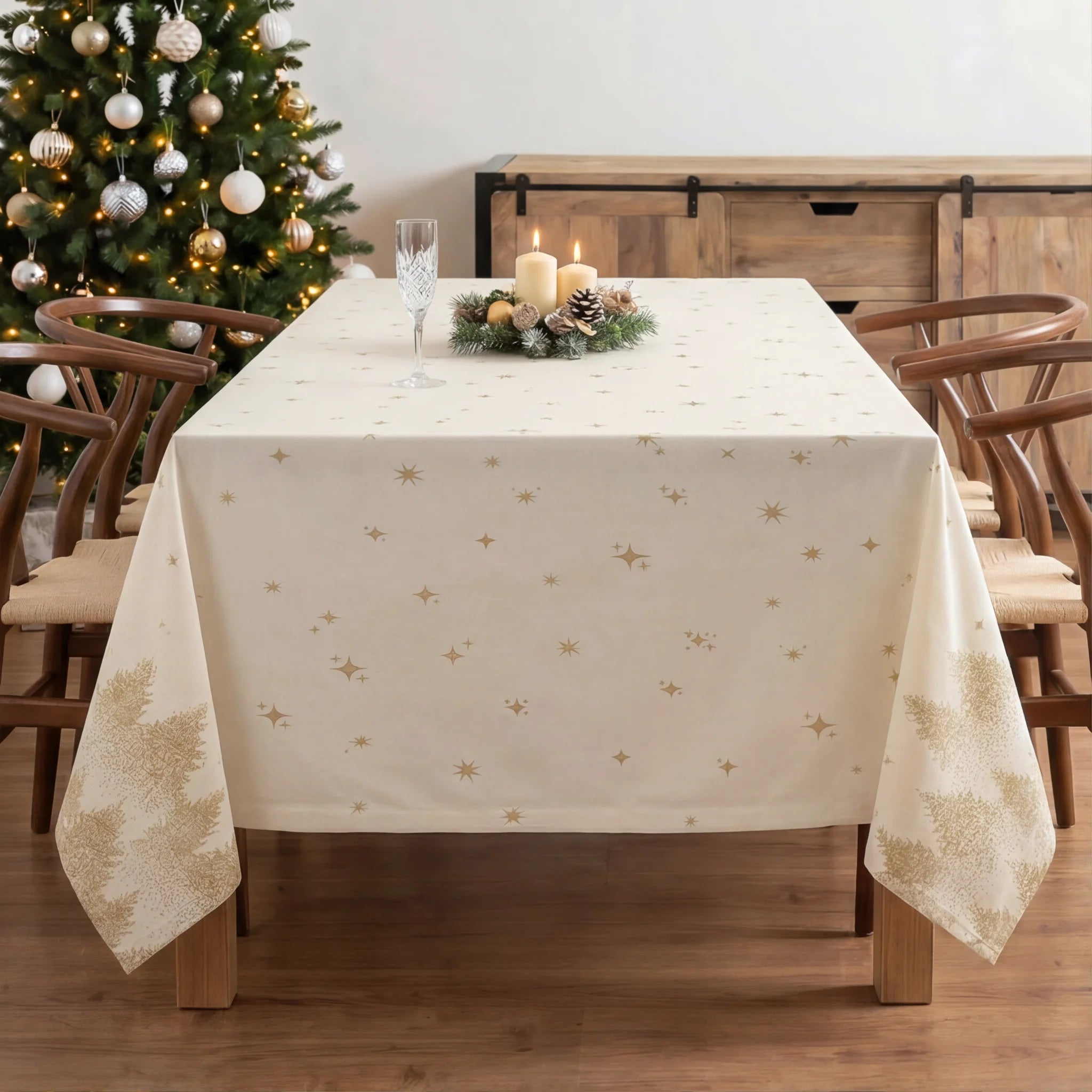 Mantel antimanchas Gold stalit sky 1225