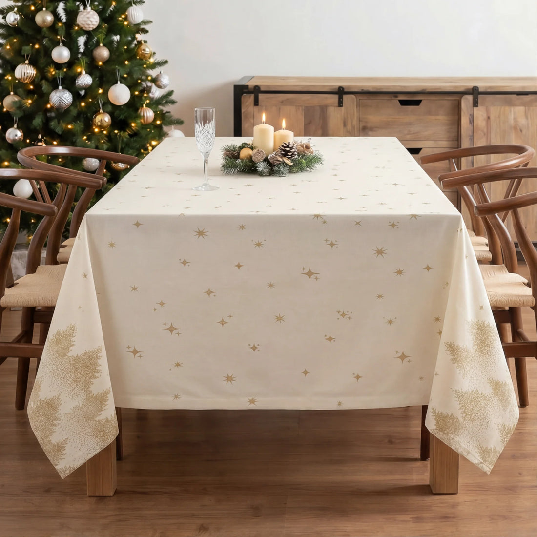 Mantel antimanchas Gold stalit sky 1225