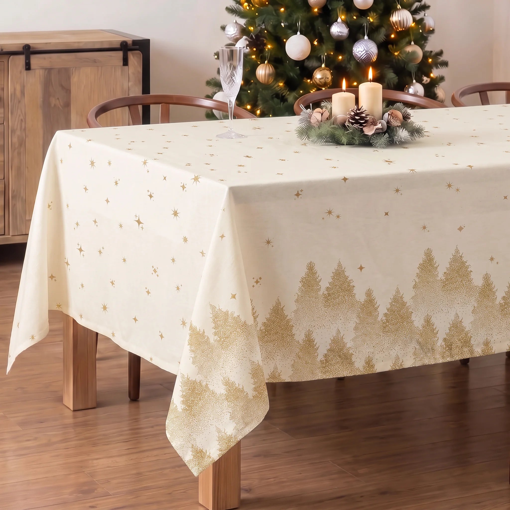 Mantel antimanchas Gold stalit sky 1225