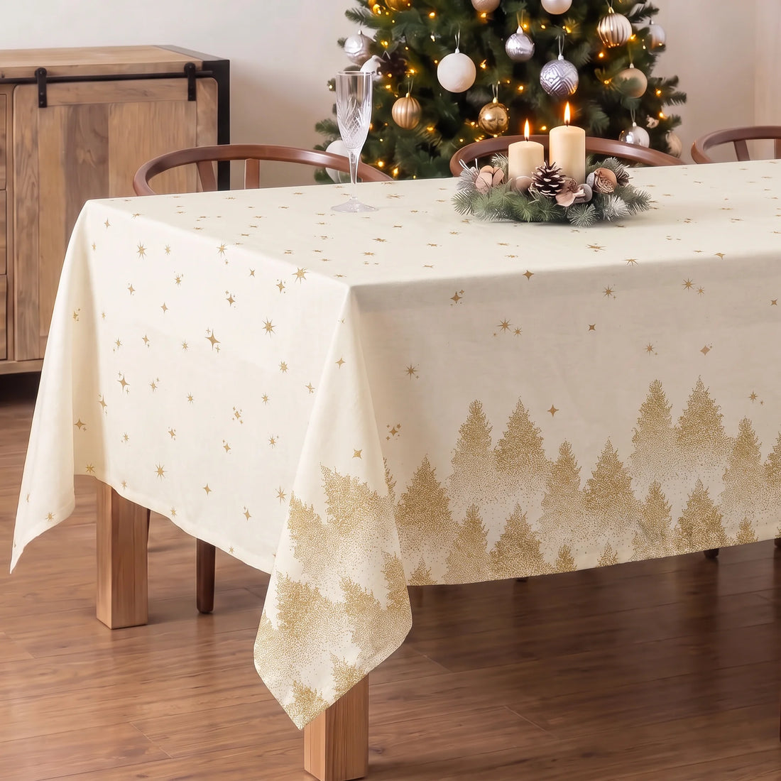 Mantel antimanchas Gold stalit sky 1225
