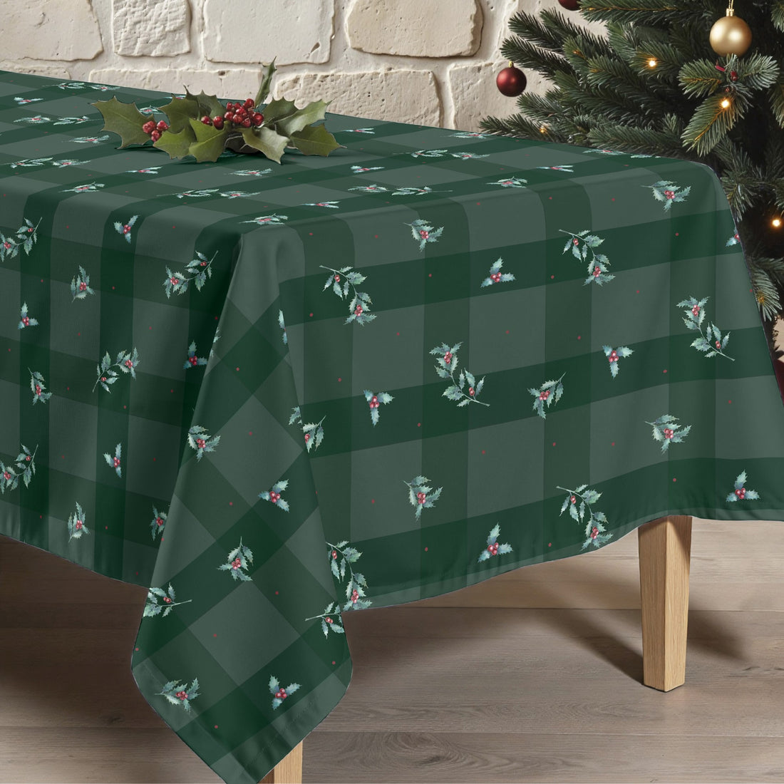 Mantel antimanchas Green Christmas 1