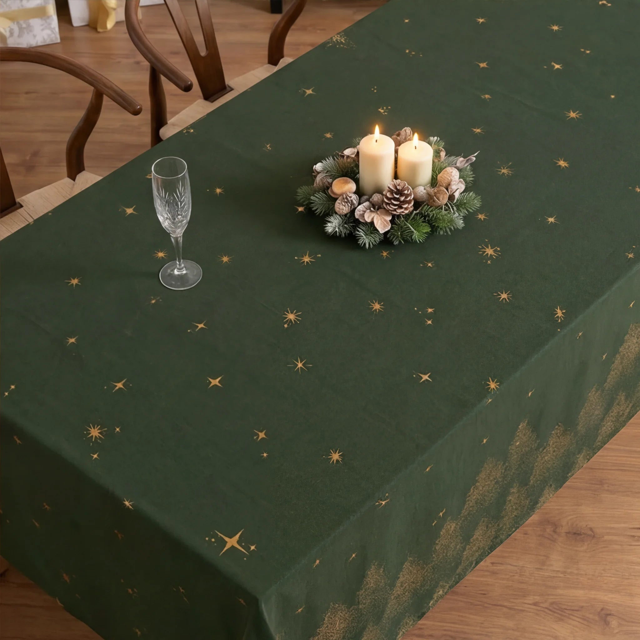 Mantel antimanchas Green stalit sky 1225