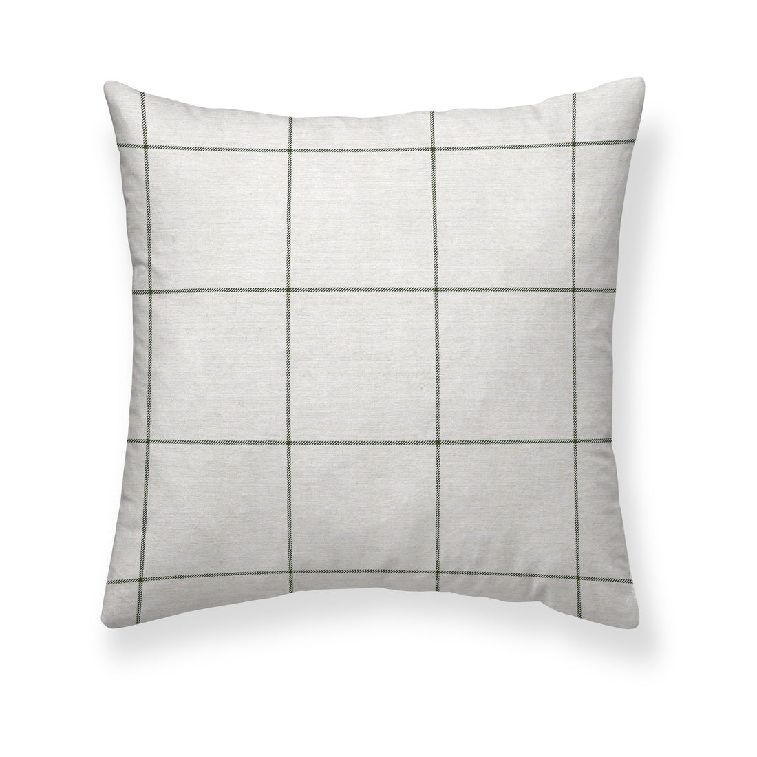 Funda de almohada Green Windowpana