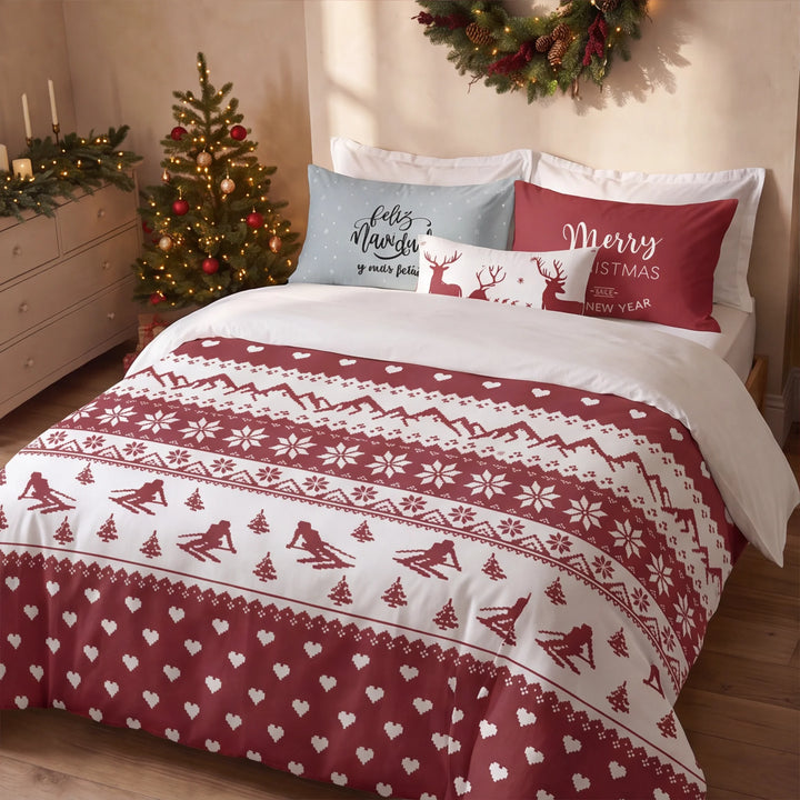 Housse de couette à clics 100% coton Laponia 10