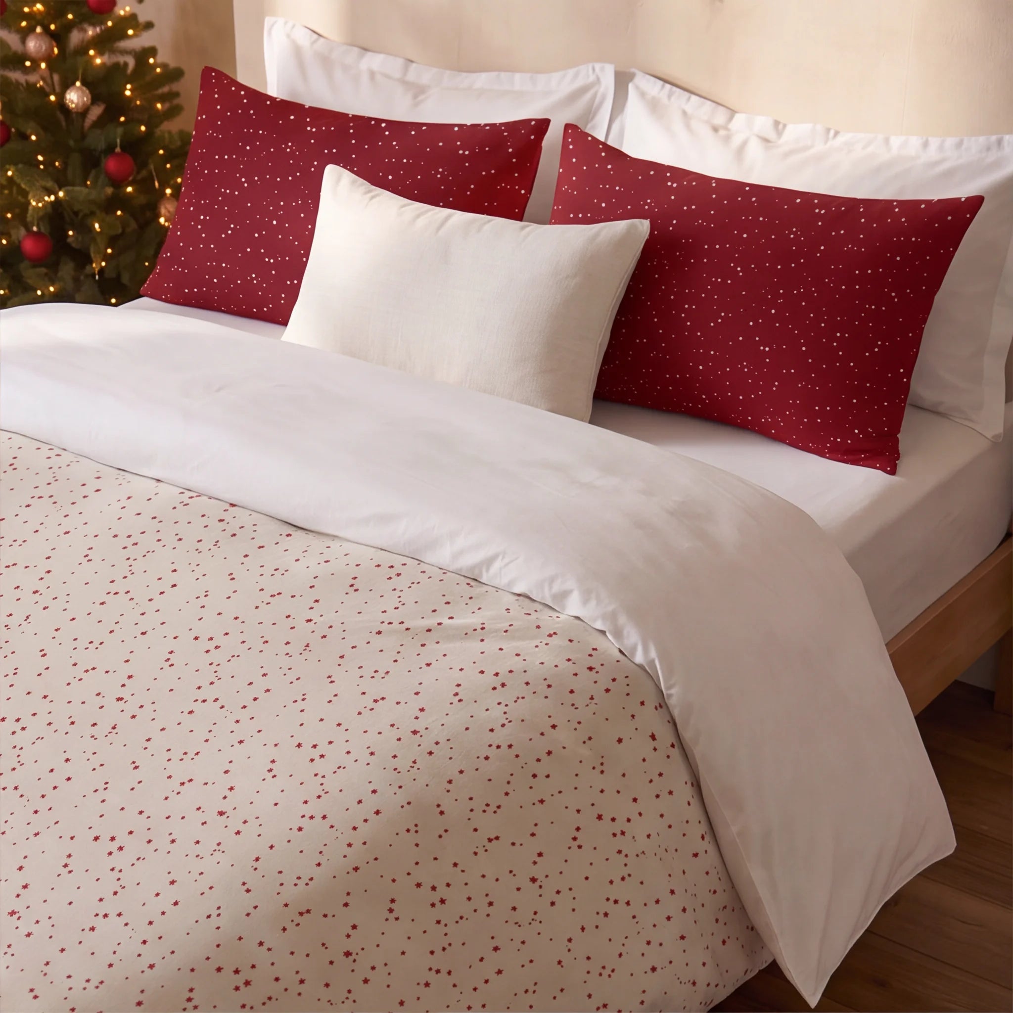 Housse de couette à clics 100% coton Laponia 13