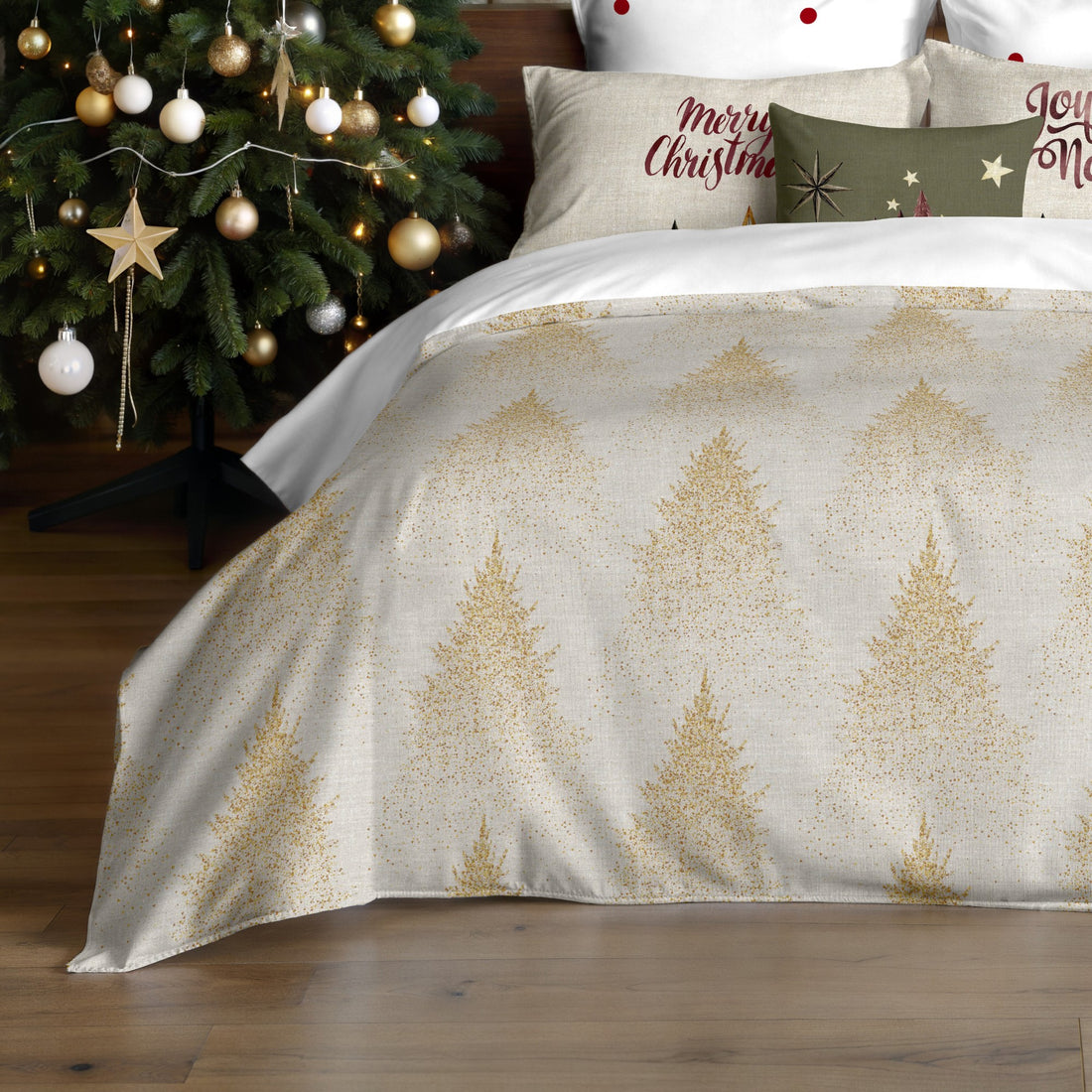 Housse de couette à clics 100% coton Laponia 14