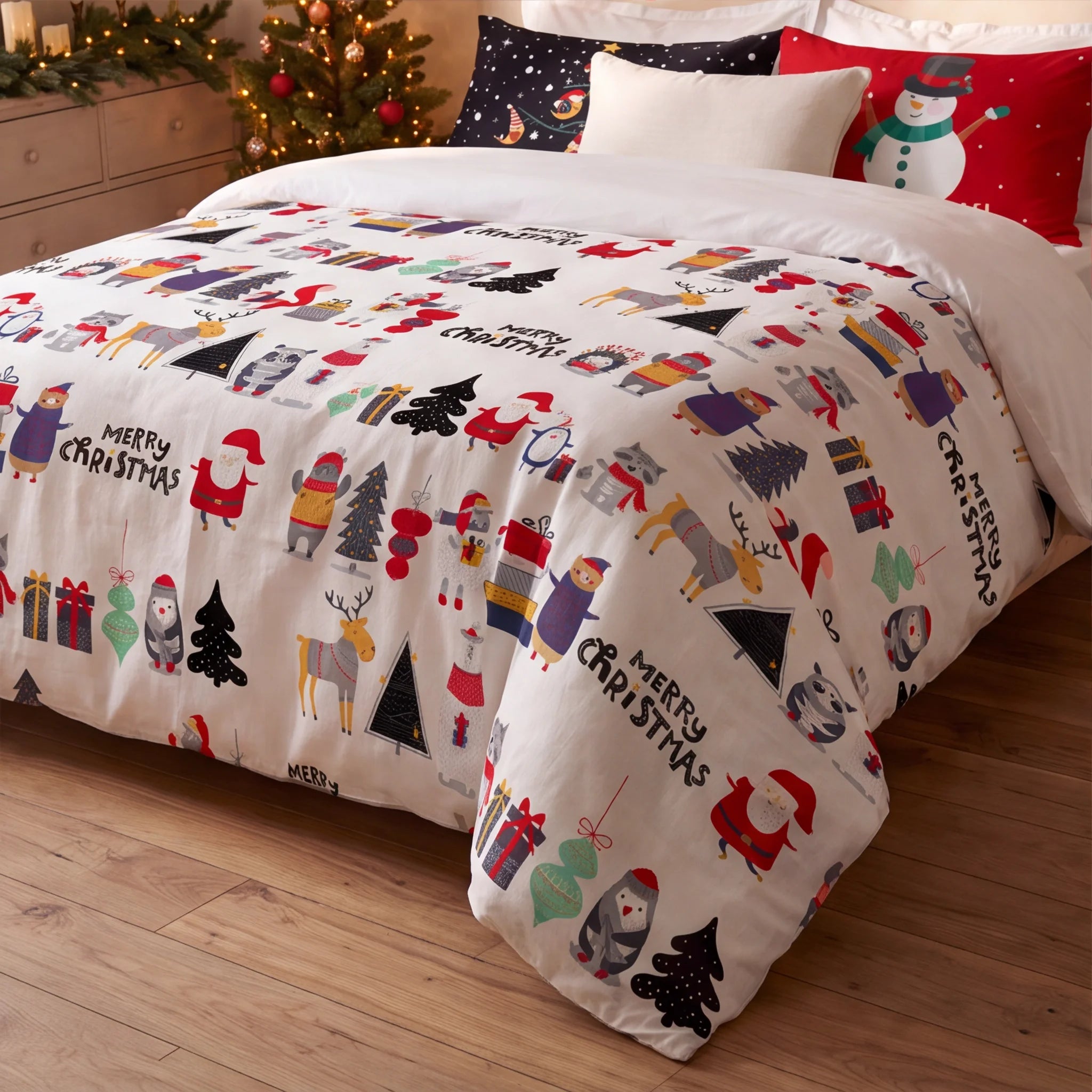 Housse de couette à clics 100% coton Laponia 17