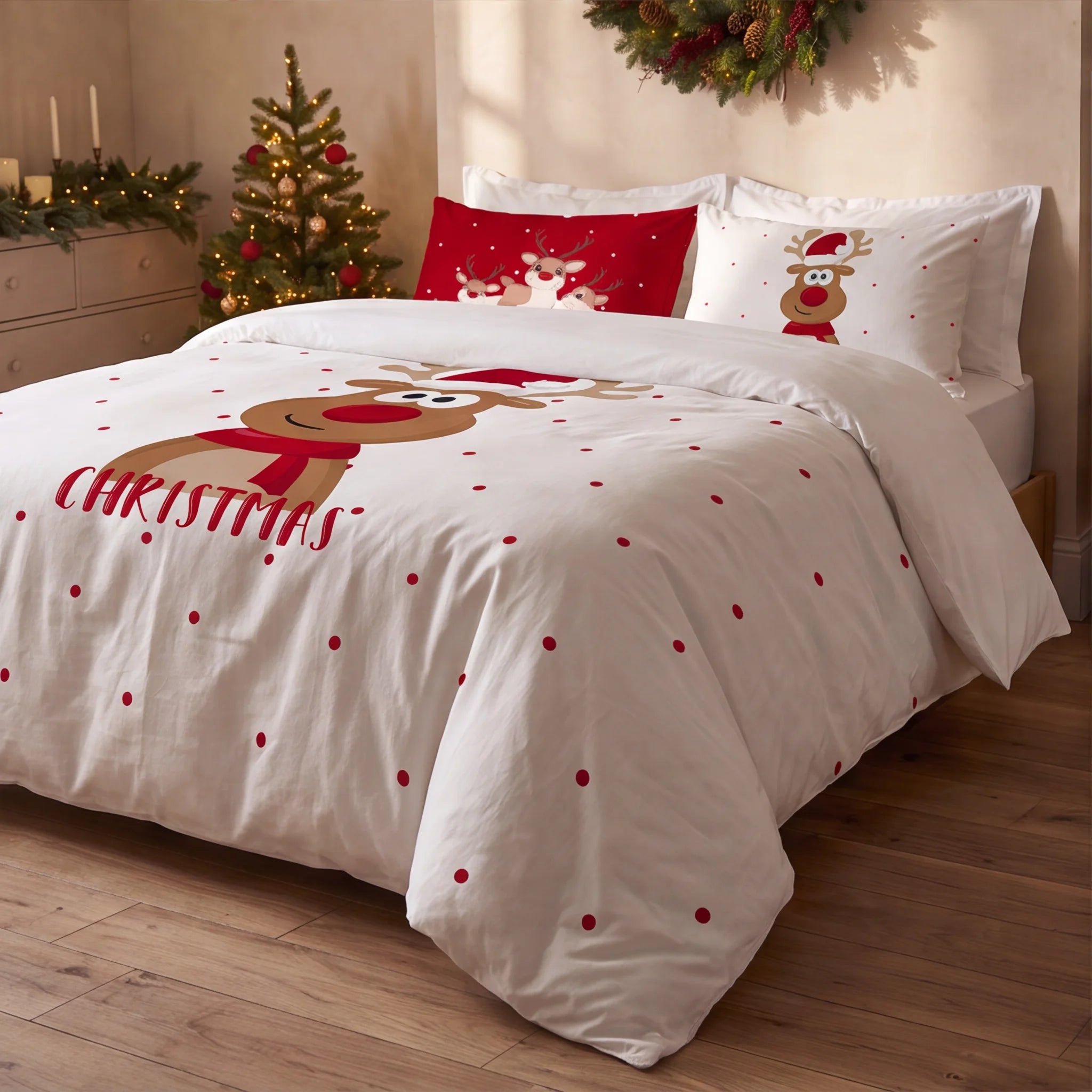 Housse de couette à clics 100% coton Laponia 21