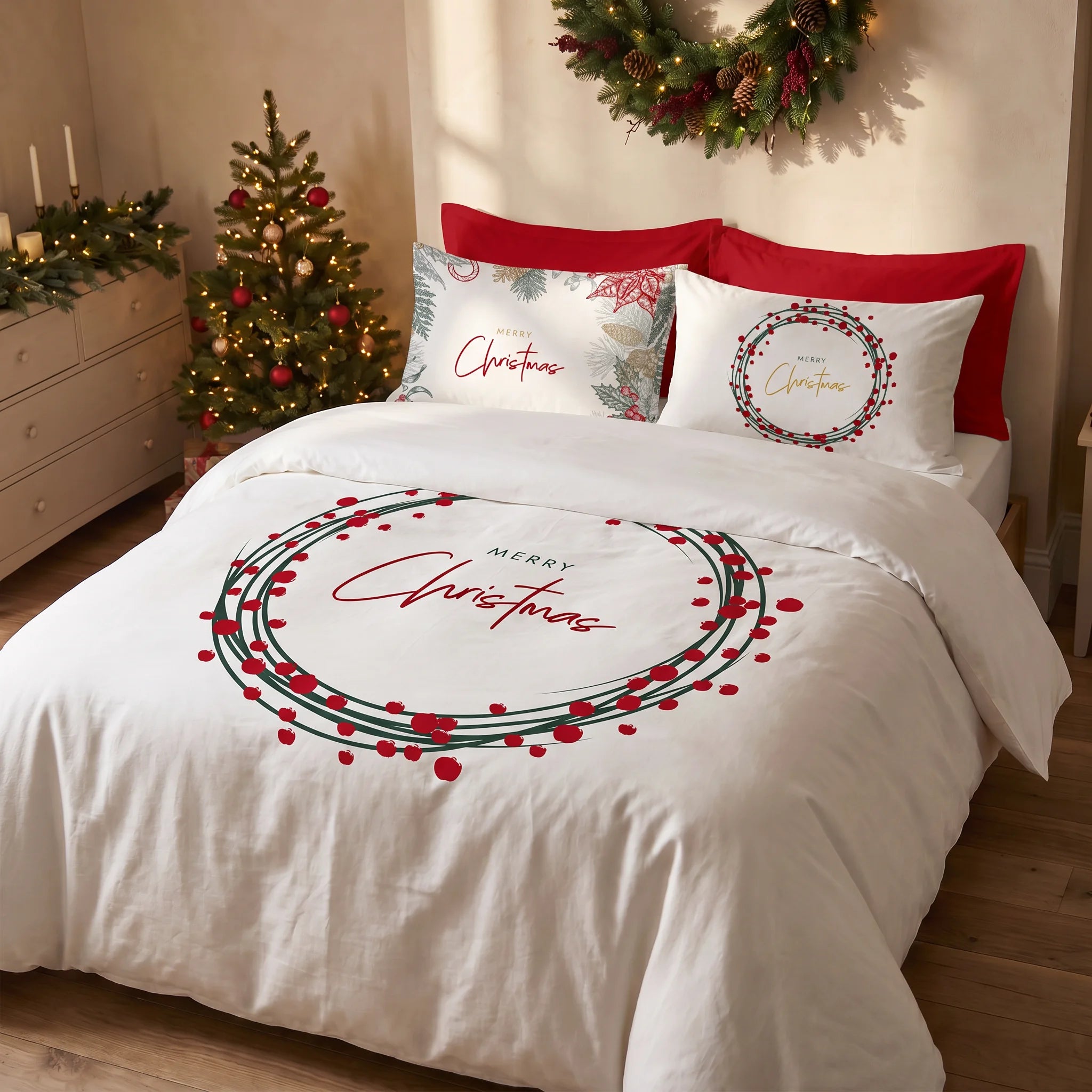 Housse de couette à clics 100% coton Laponia 23