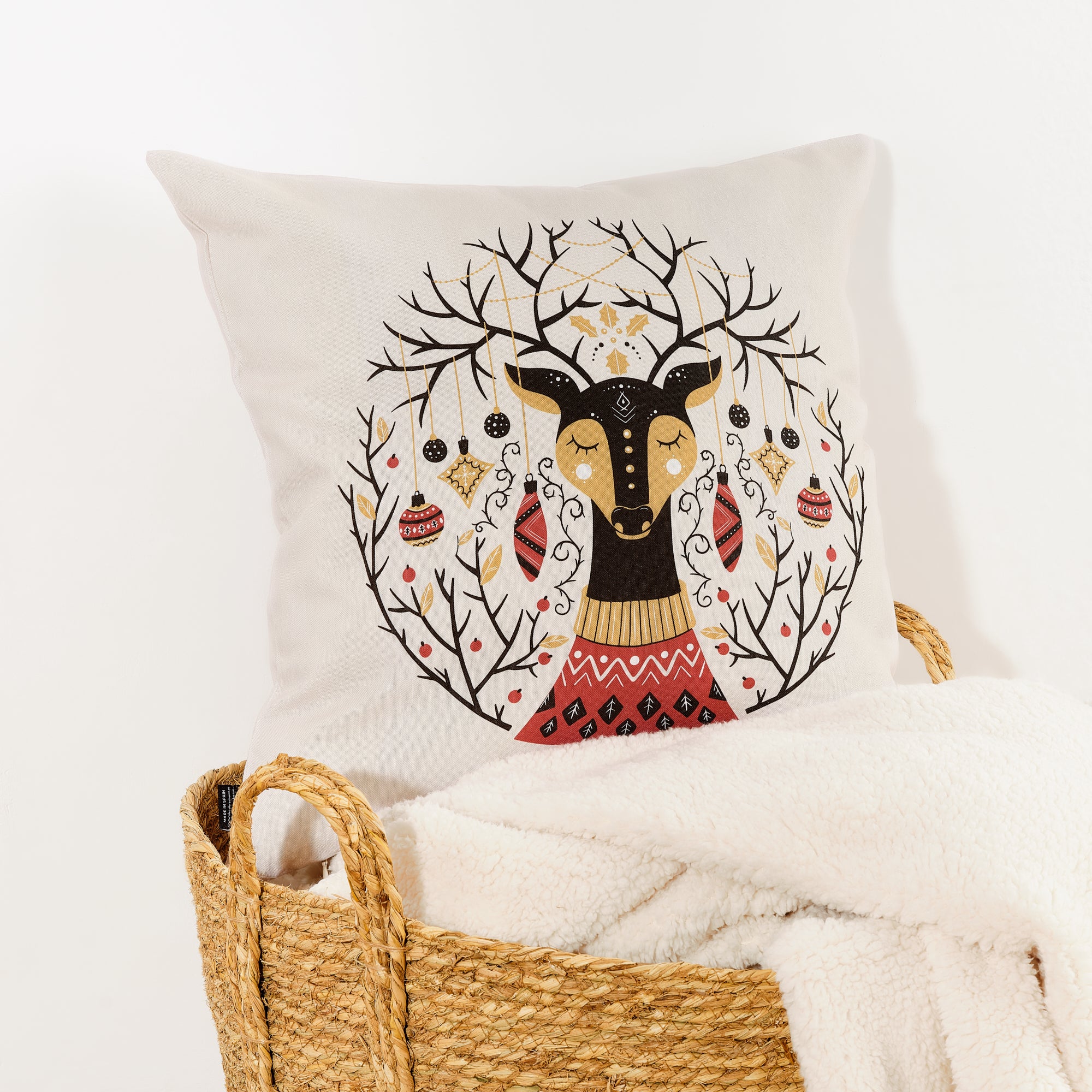 Housse de coussin Laponia 25 50x50 cm 100% coton