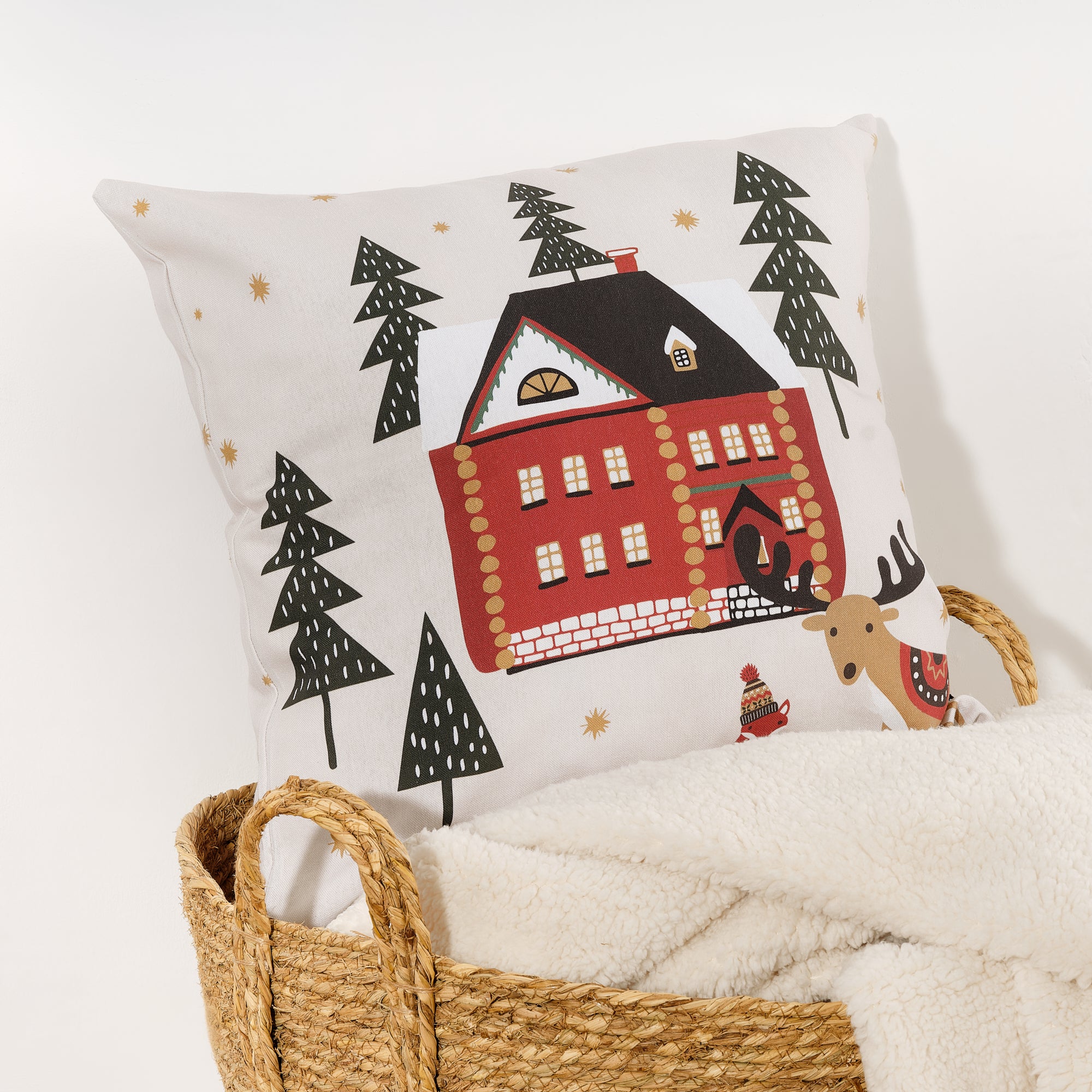 Housse de coussin Laponia 27 50x50 cm 100% coton