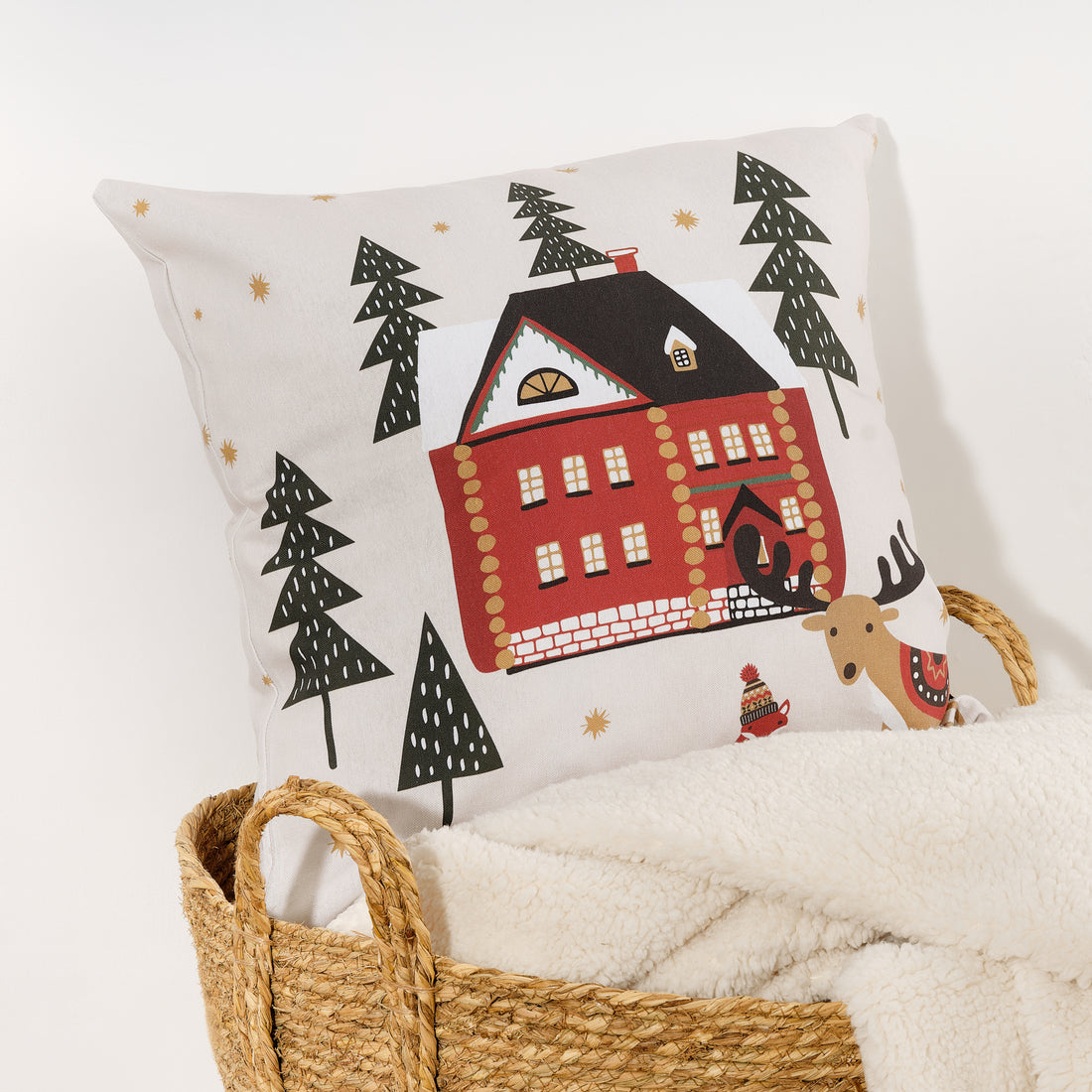 Housse de coussin Laponia 27 50x50 cm 100% coton